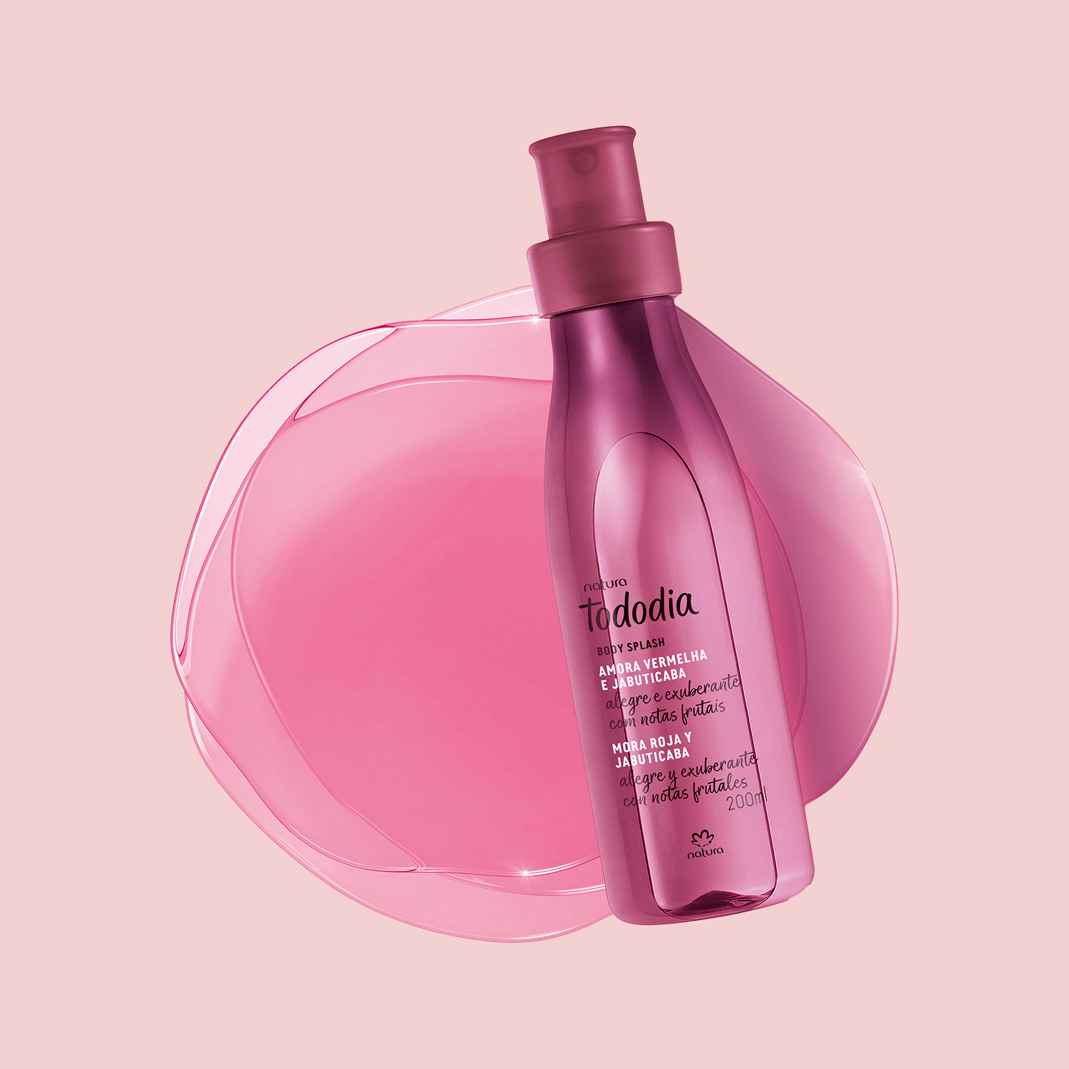 Tododia Mora Roja y Jabuticaba Body Splash Femenino 200 ml