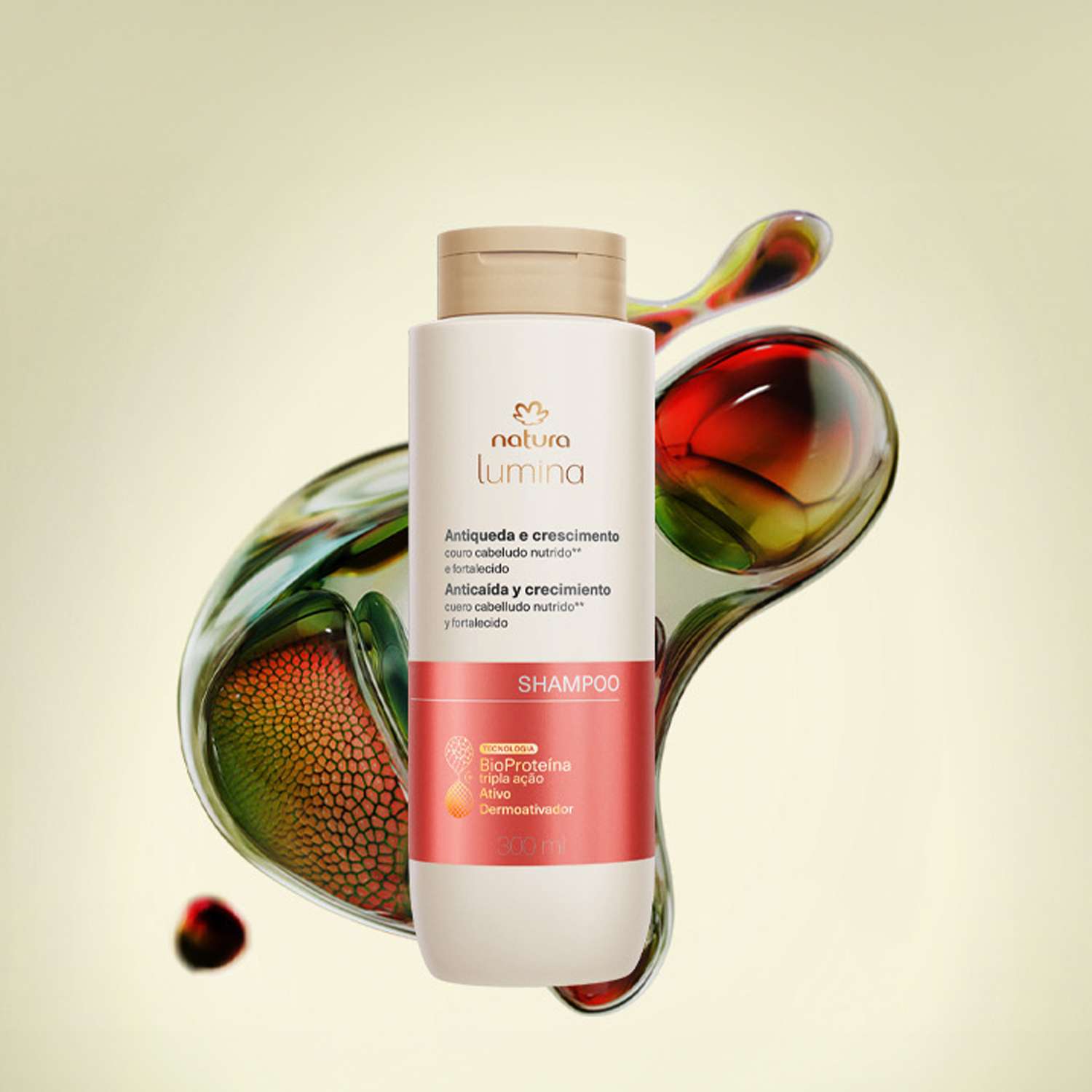 Shampoo Anticaída y Crecimiento Lumina 300ml