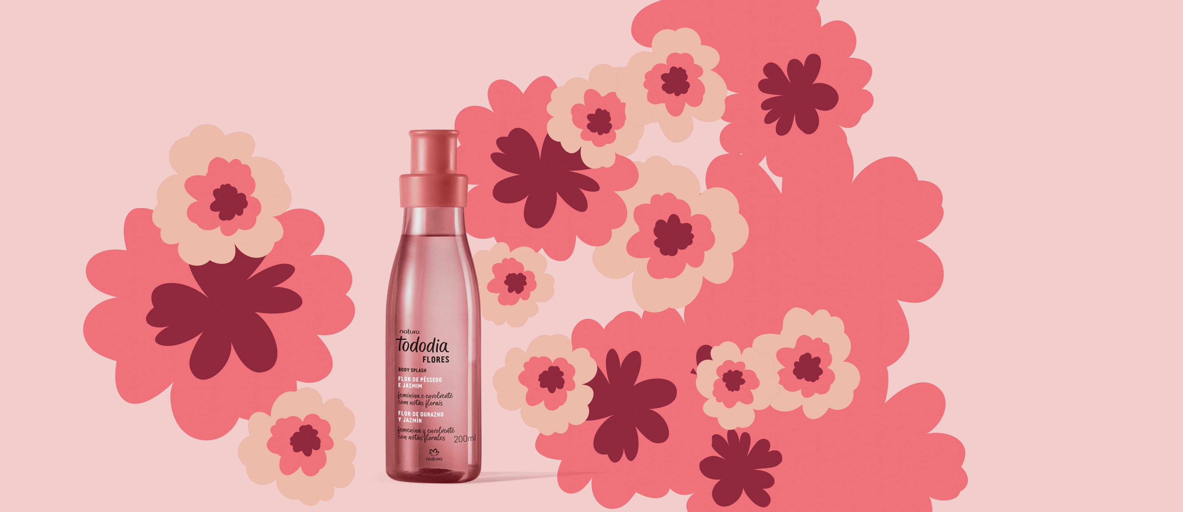 Body Splash Tododia Flor de Durazno y Jazmin 200 ml