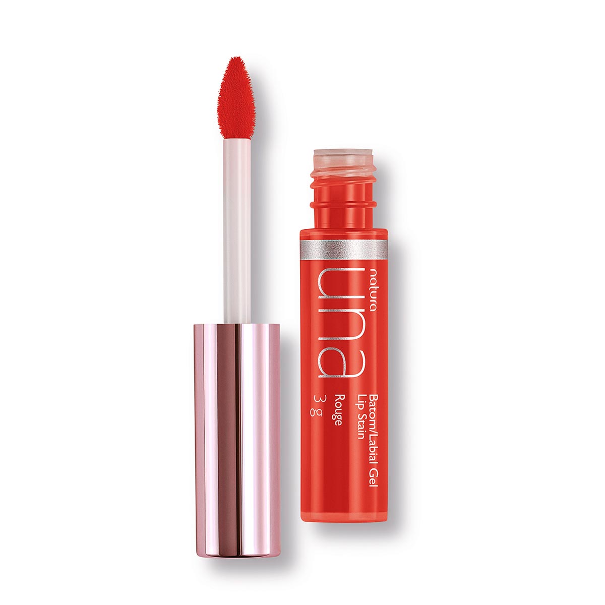 Labial gel lip stain