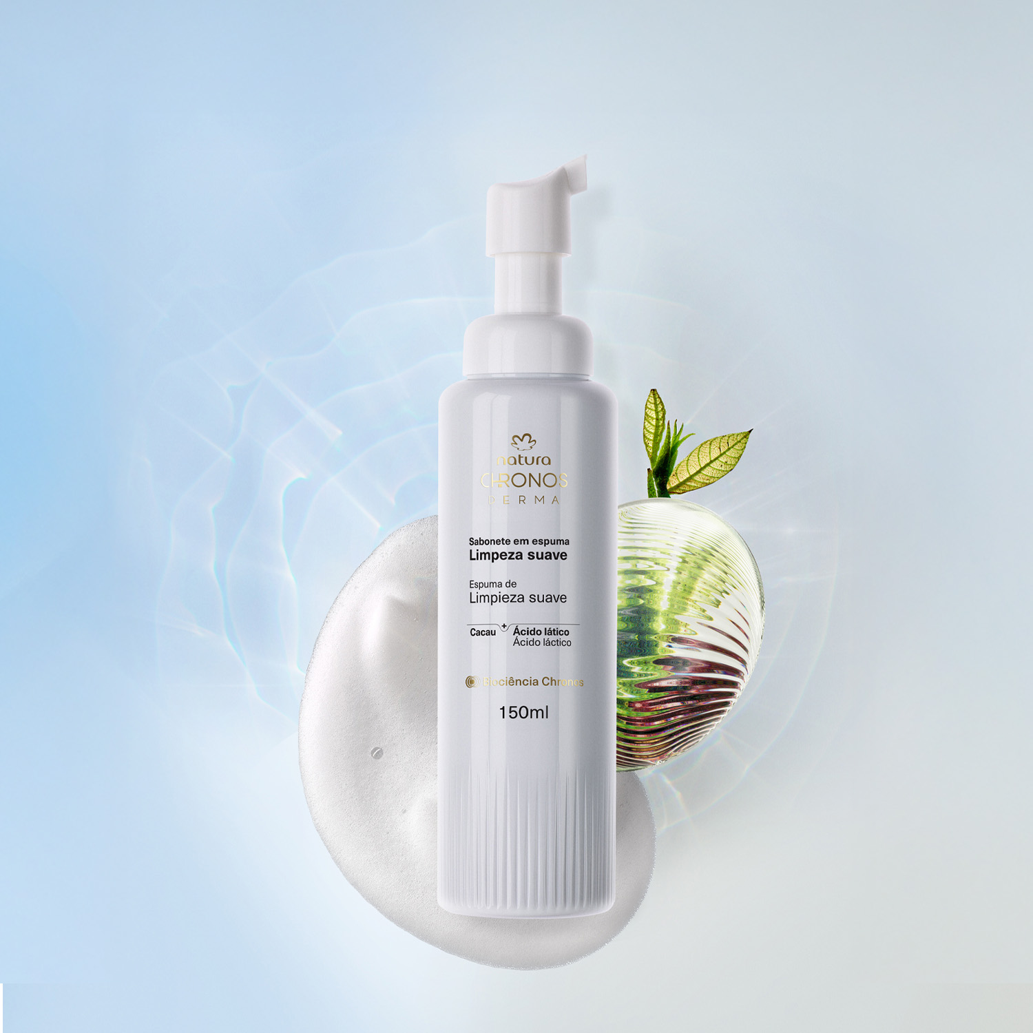 Espuma de Limpieza Suave Chronos Derma 150 ml