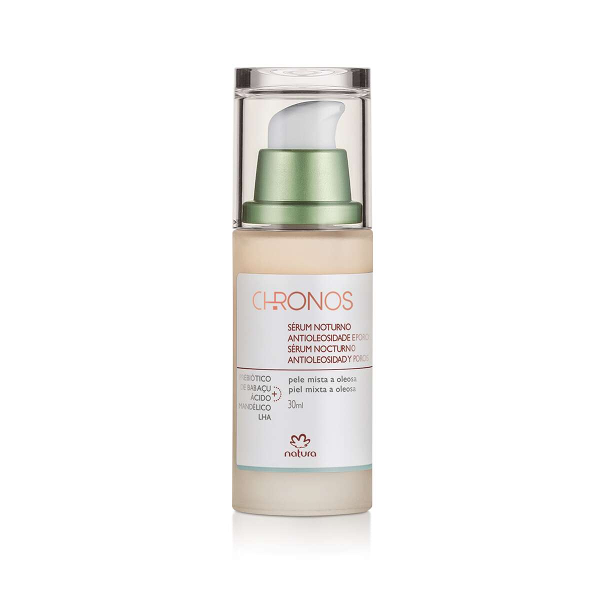 Sérum Nocturno Antioleosidad y Poros Piel Mixta a Oleosa Chronos Derma 30 ml