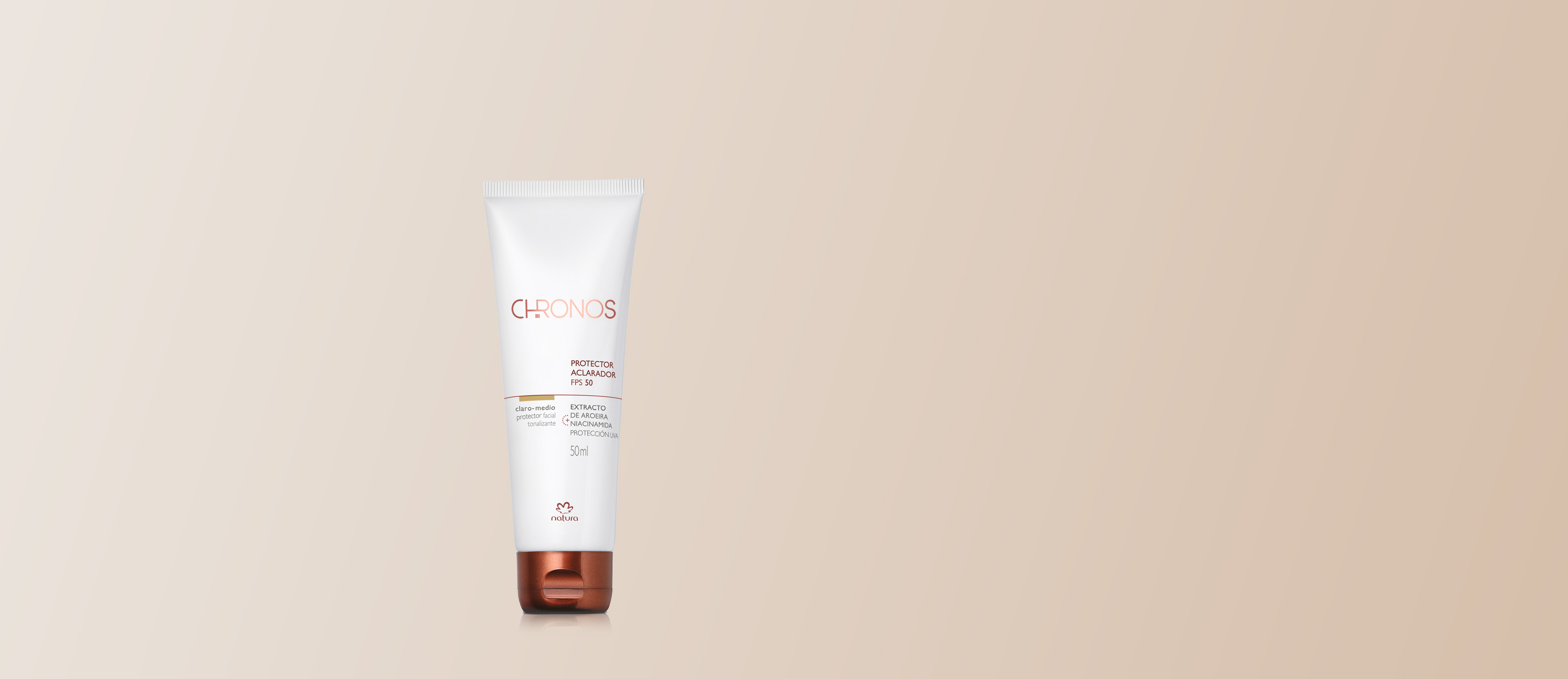 Protector Aclarador FPS 50+ Chronos Derma 50 ml