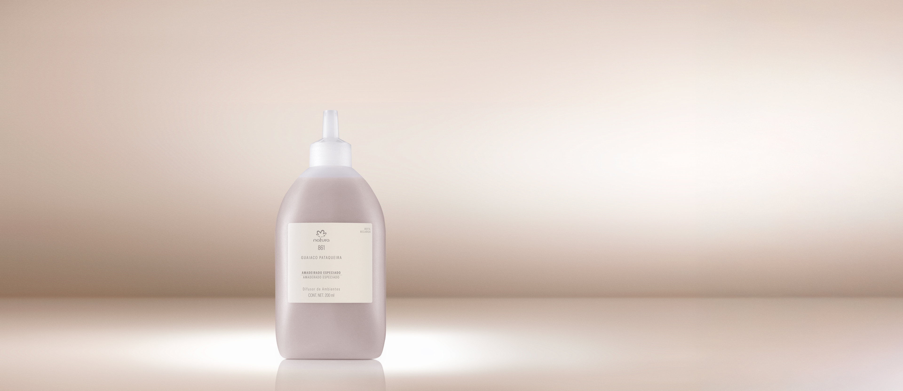 Repuesto Difusor Natura 861 Guaiaco Pataqueira 200 ml Sin Varilla