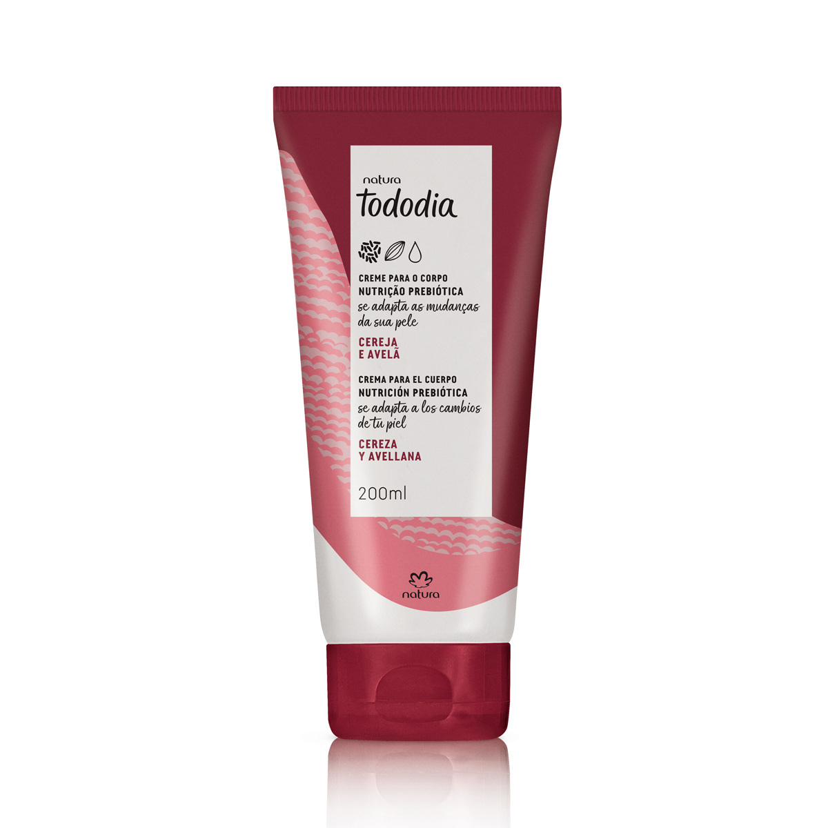 Crema Nutritiva Cereza y Avellana Tododia 200ml