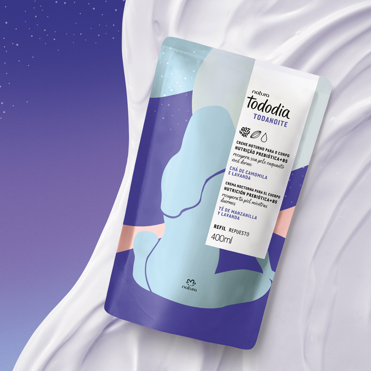 Repuesto Crema Nocturna Para el Cuerpo Tododia Todanoche