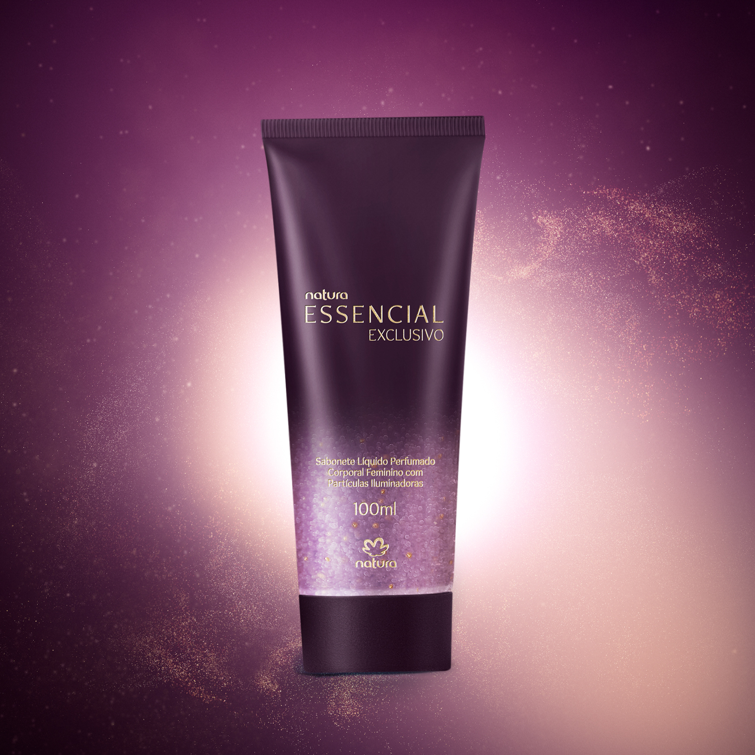 Jabón Líquido Corporal con Partículas Iluminadoras Essencial Exclusivo Femenino 100 ml