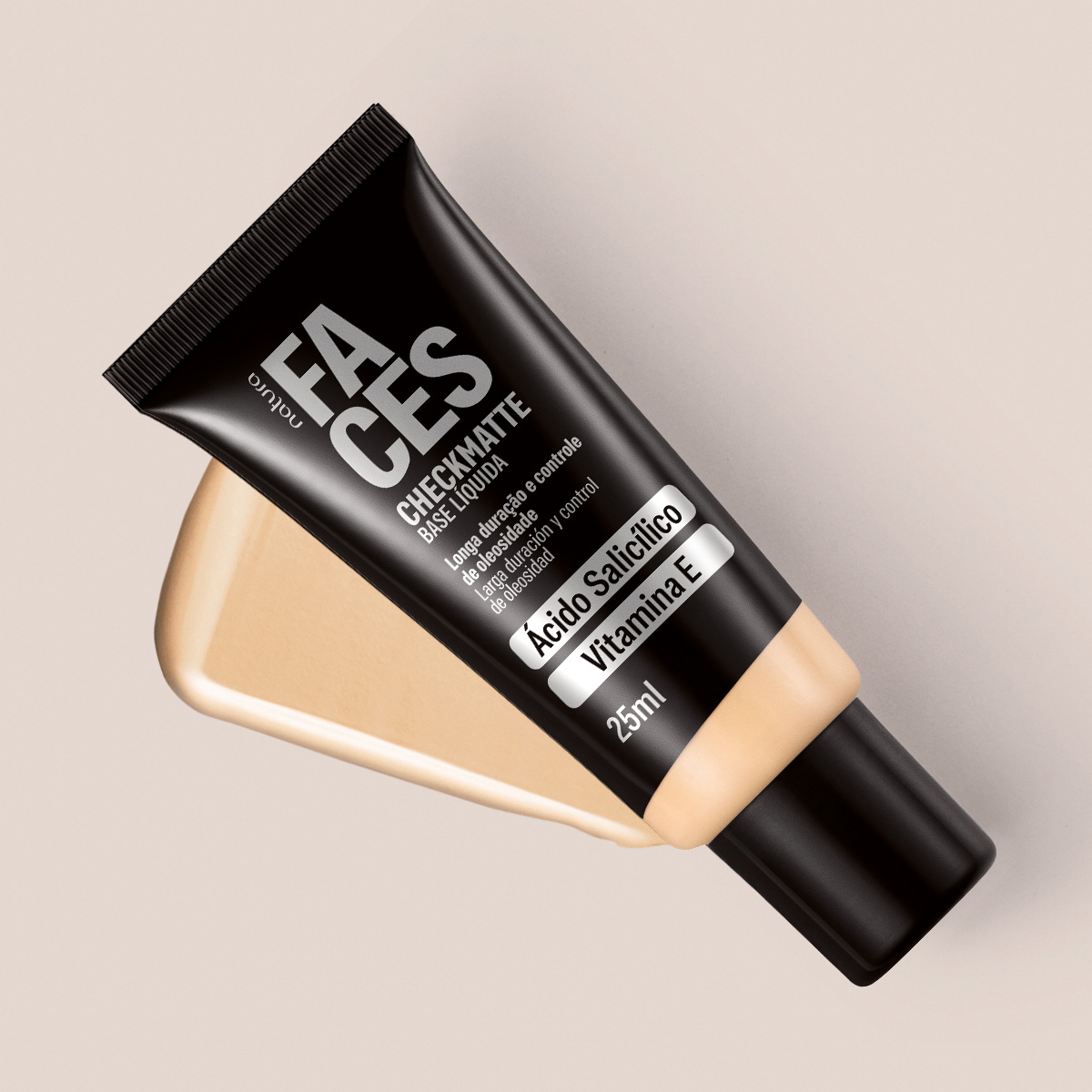 Base Líquida Faces Checkmatte 25 ml