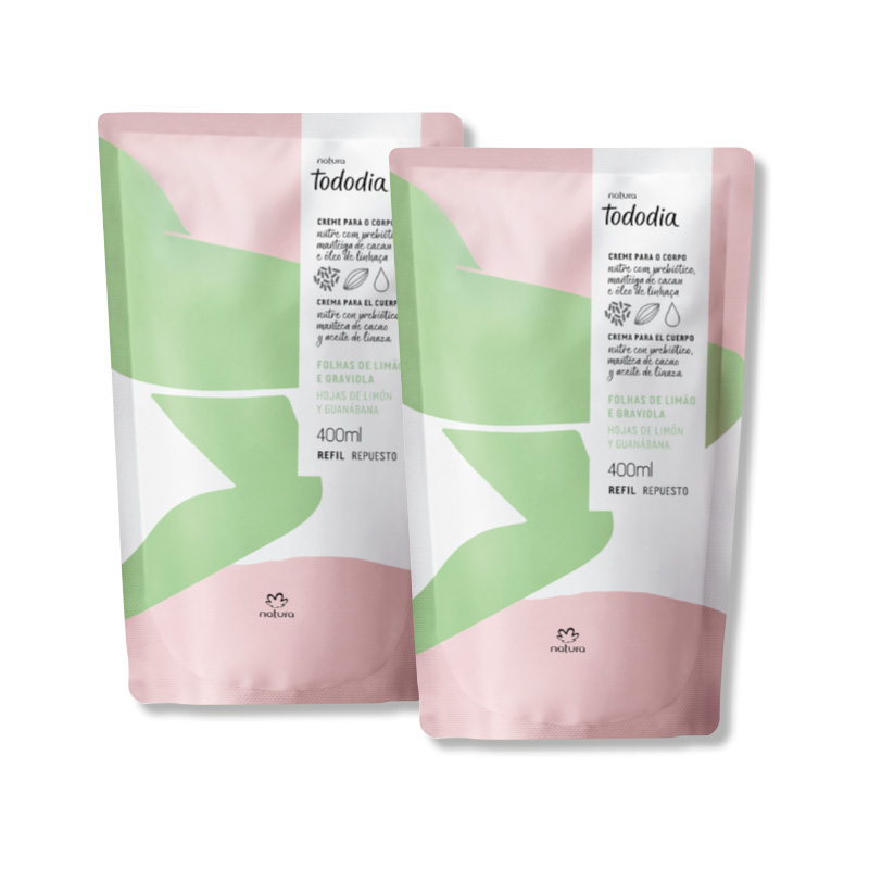 Kit Tododia Hojas de Limón y Guanábana Repuestos Hidratantes