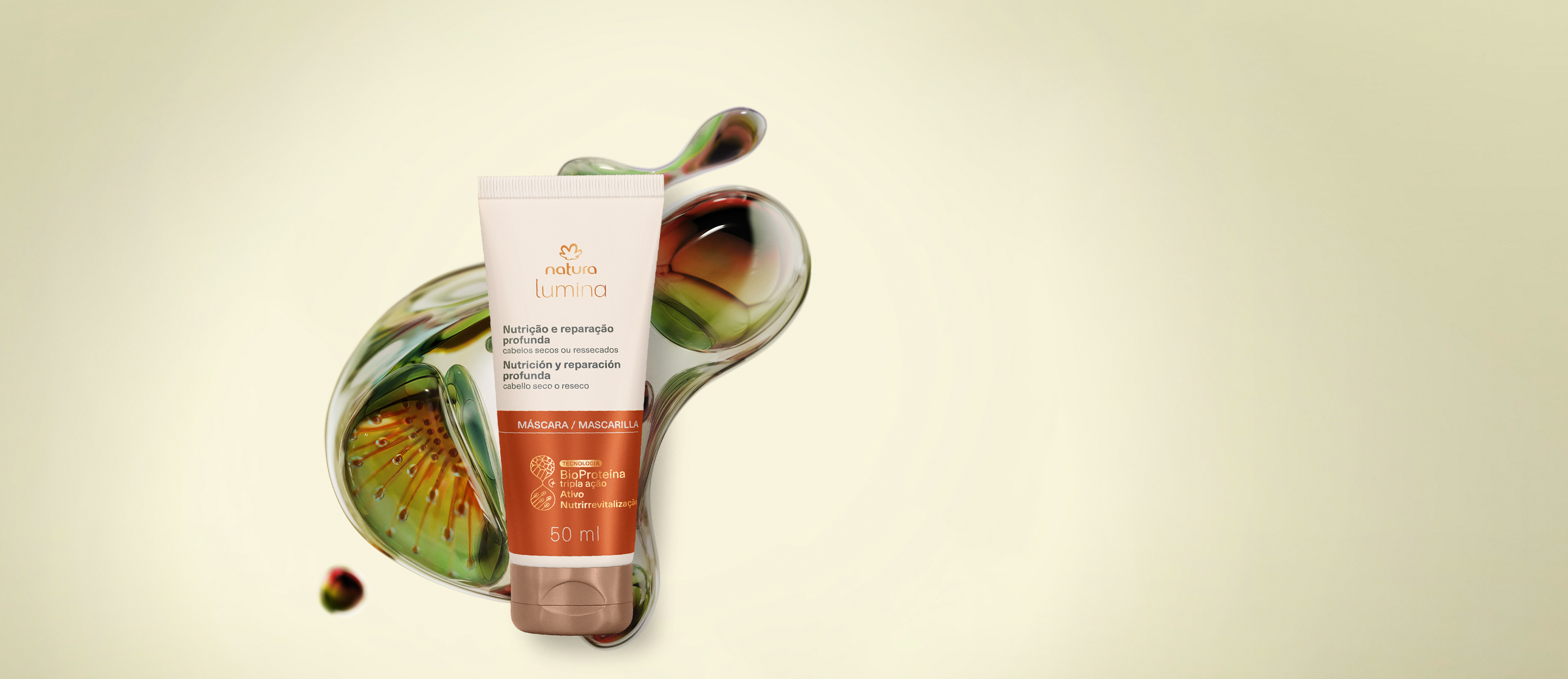 Máscara Reparadora Lumina para Nutrición y Reparación Profunda 50 ml