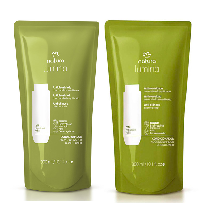 Kit Lumina Antioleosidad: Repuestos Shampoo + Acondicionador