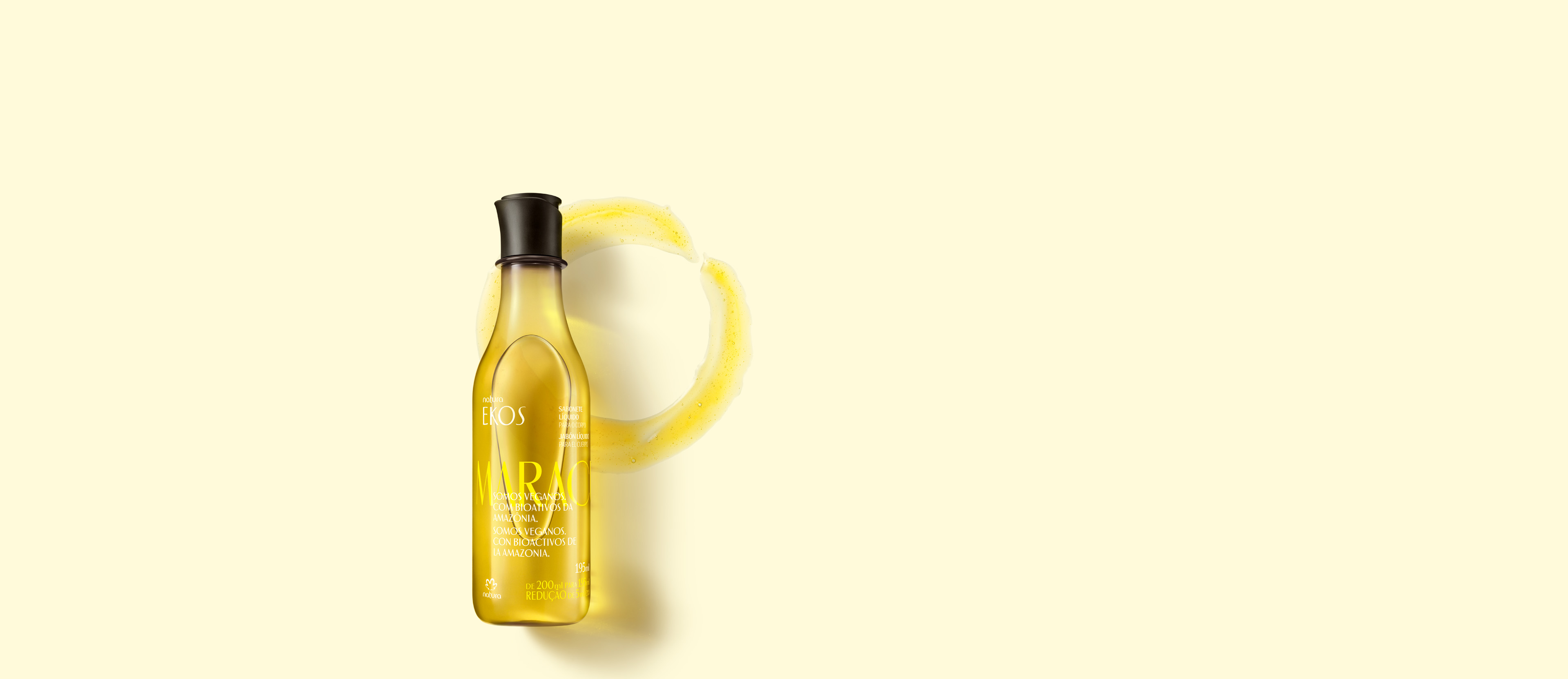 Jabón Líquido en Gel Ekos Maracuyá 195 ml