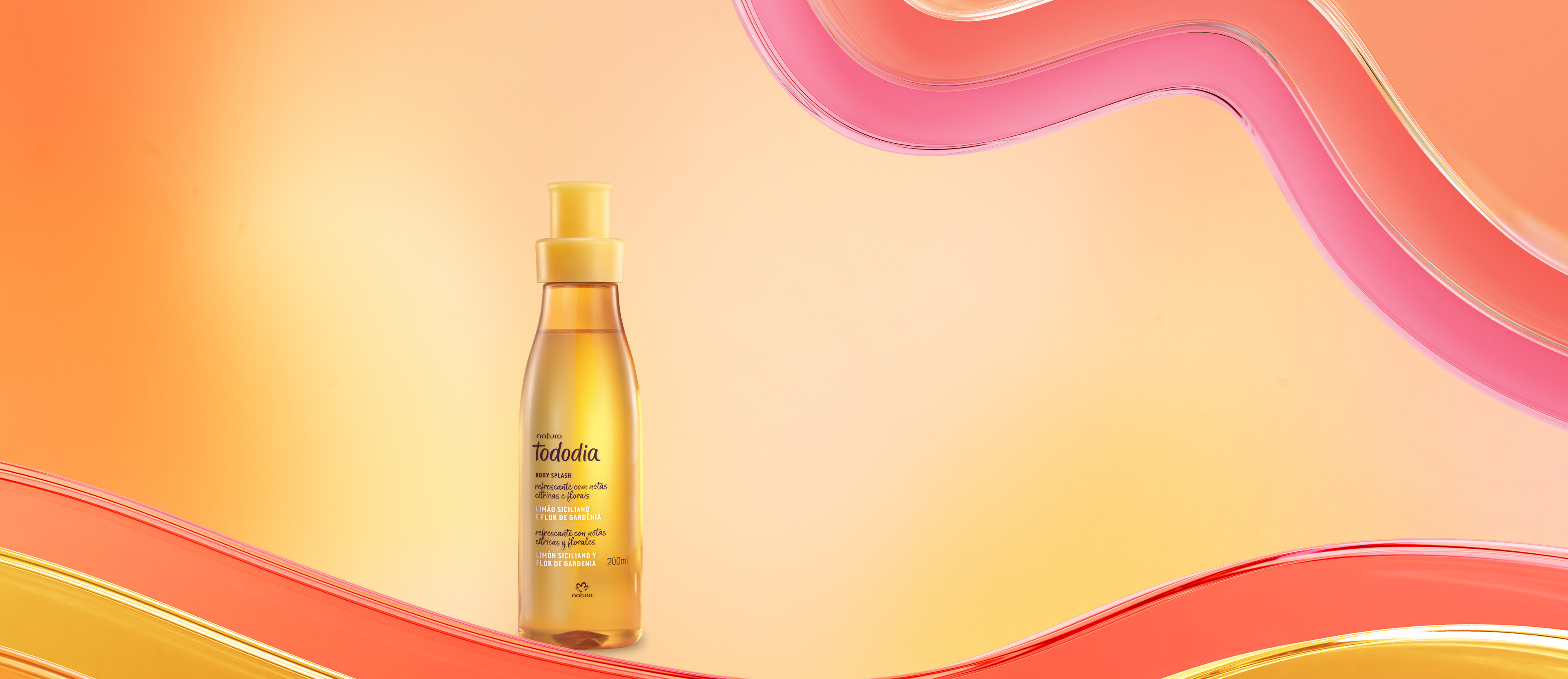 Tododia Limón Siciliano y Flor de Gardenia Body Splash Femenino 200 ml