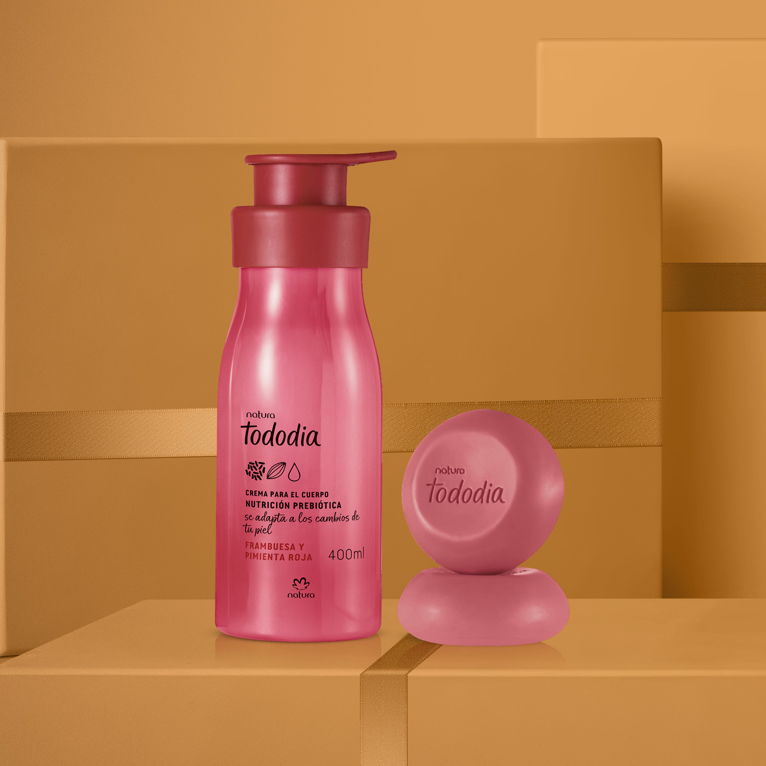 Regalo Rutina Tododia frambuesa y pimienta roja