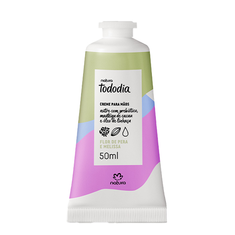 Crema nutritiva para manos Tododia Flor de pera y melisa 50 ml