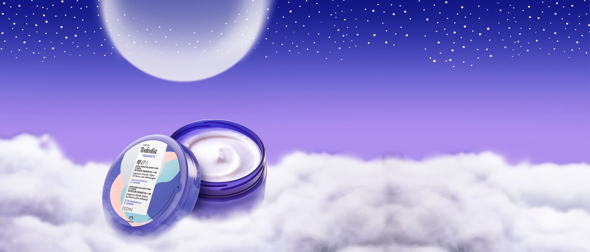 Crema Nube Relajante Para el Cuerpo Tododia Todanoche