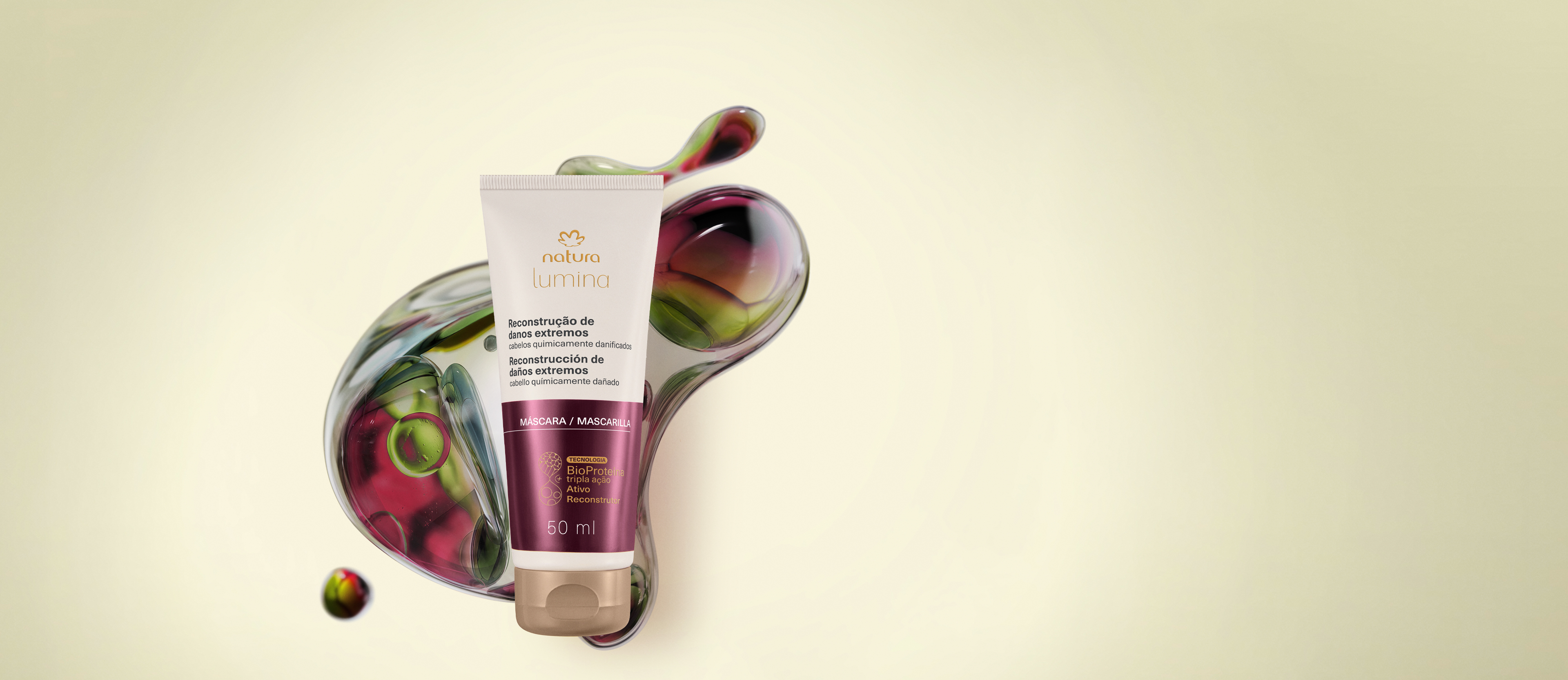 Máscara Regeneradora Lumina para Reconstrucción de Daños Extremos 50 ml