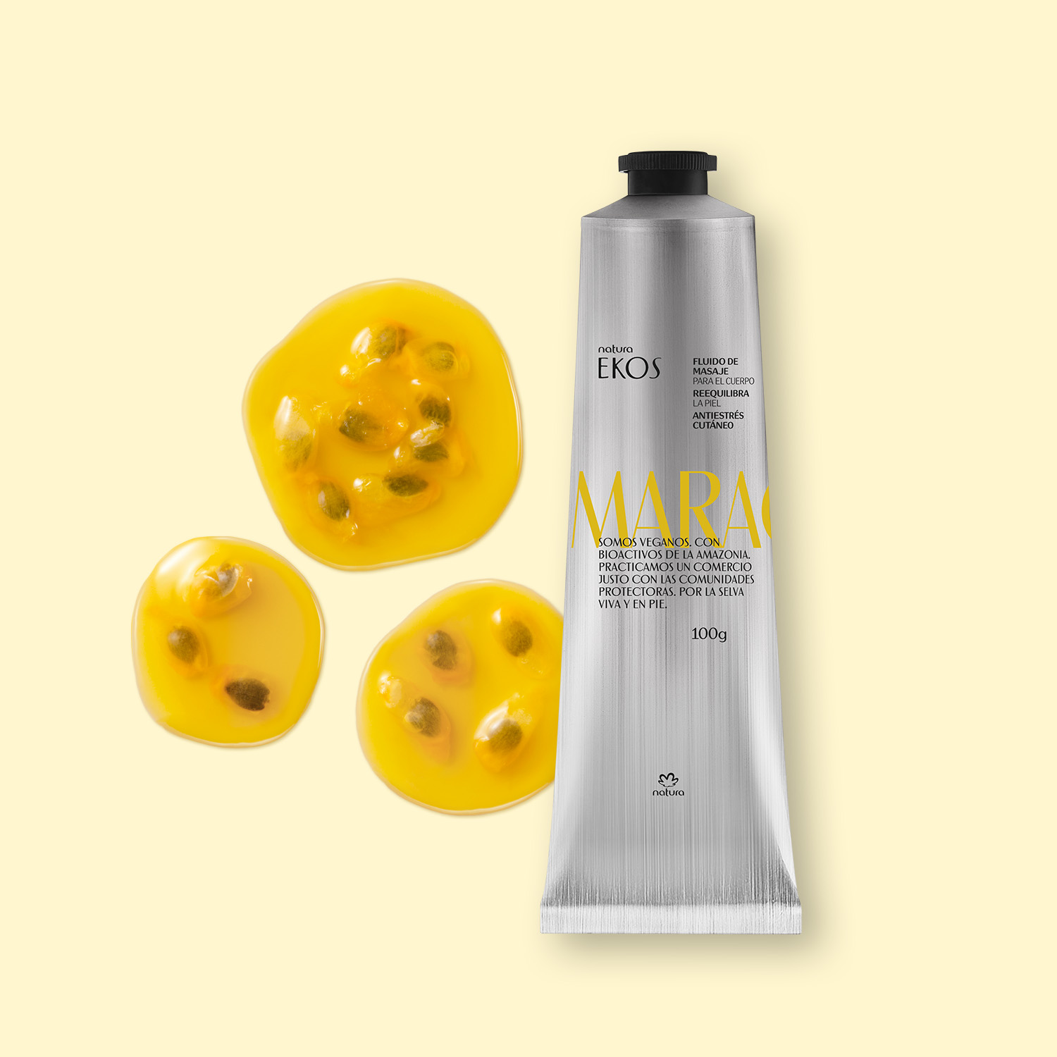 Crema para Masajes Ekos Maracuyá 100 g