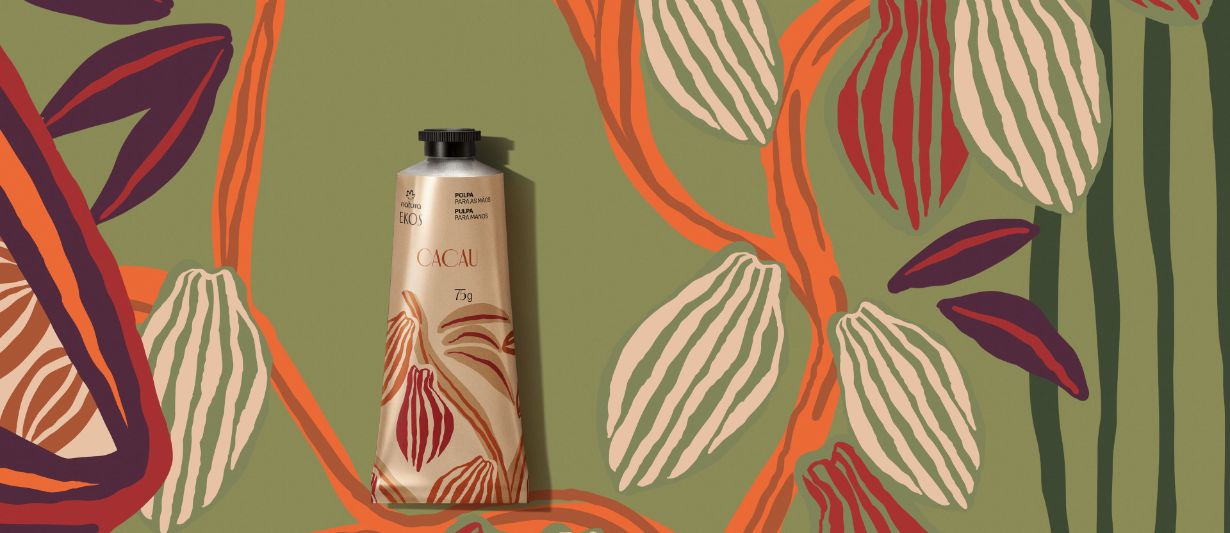 Crema Hidratante para Manos Ekos Cacao 75 g