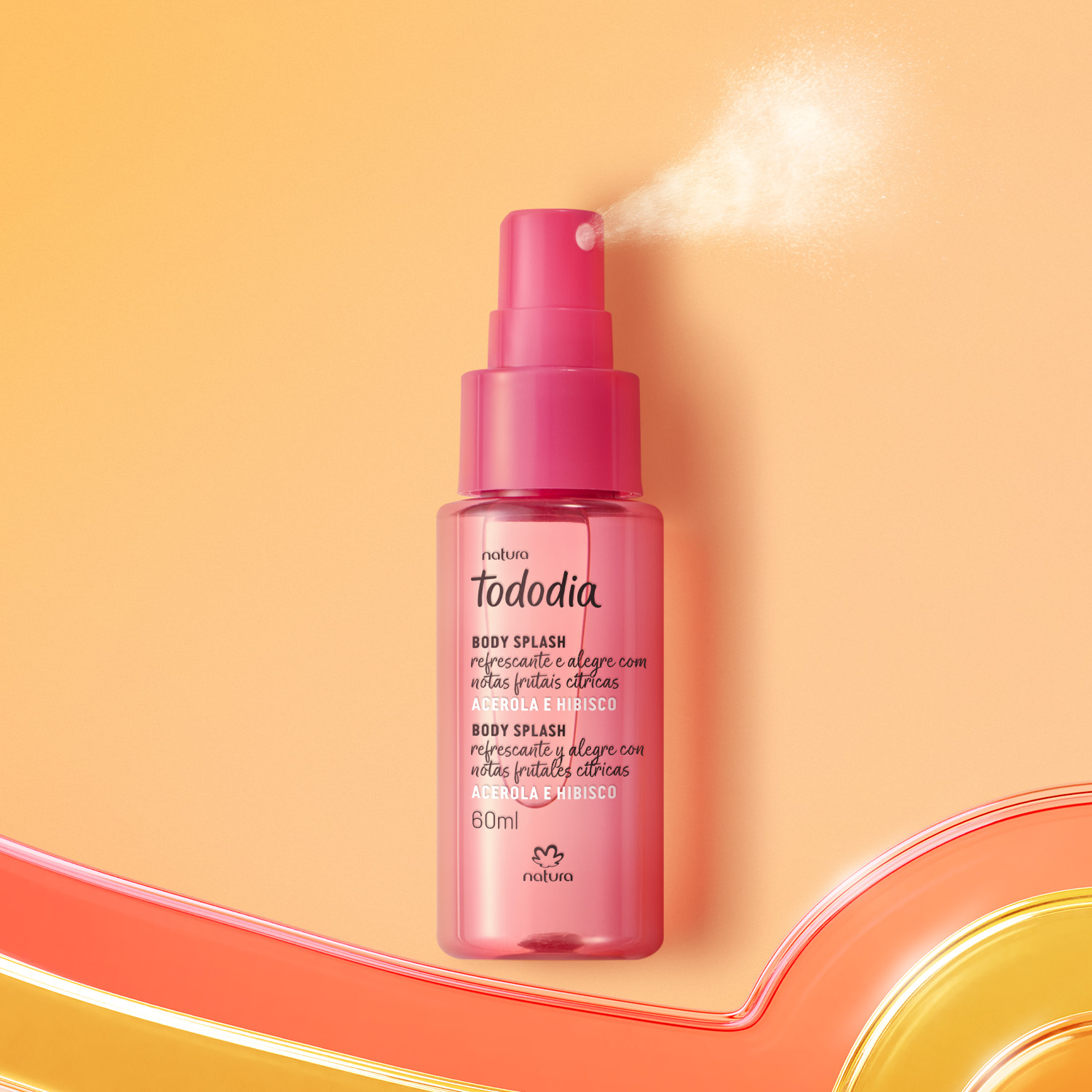 Tododia Acerola e Hibisco Body Splash Femenino 60 ml