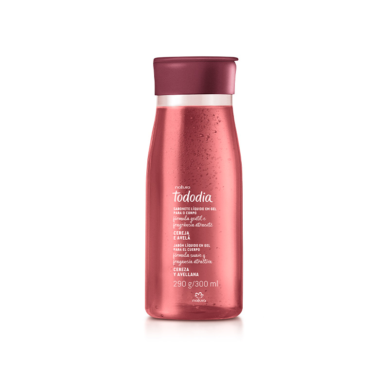 Jabón Líquido en Gel Tododia Cereza y Avellana 300 ml