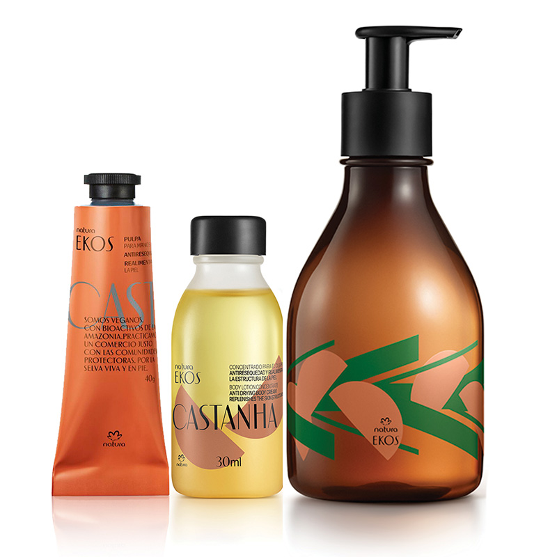 Kit Ekos Castaña: Concentrado + Hidratante De Manos