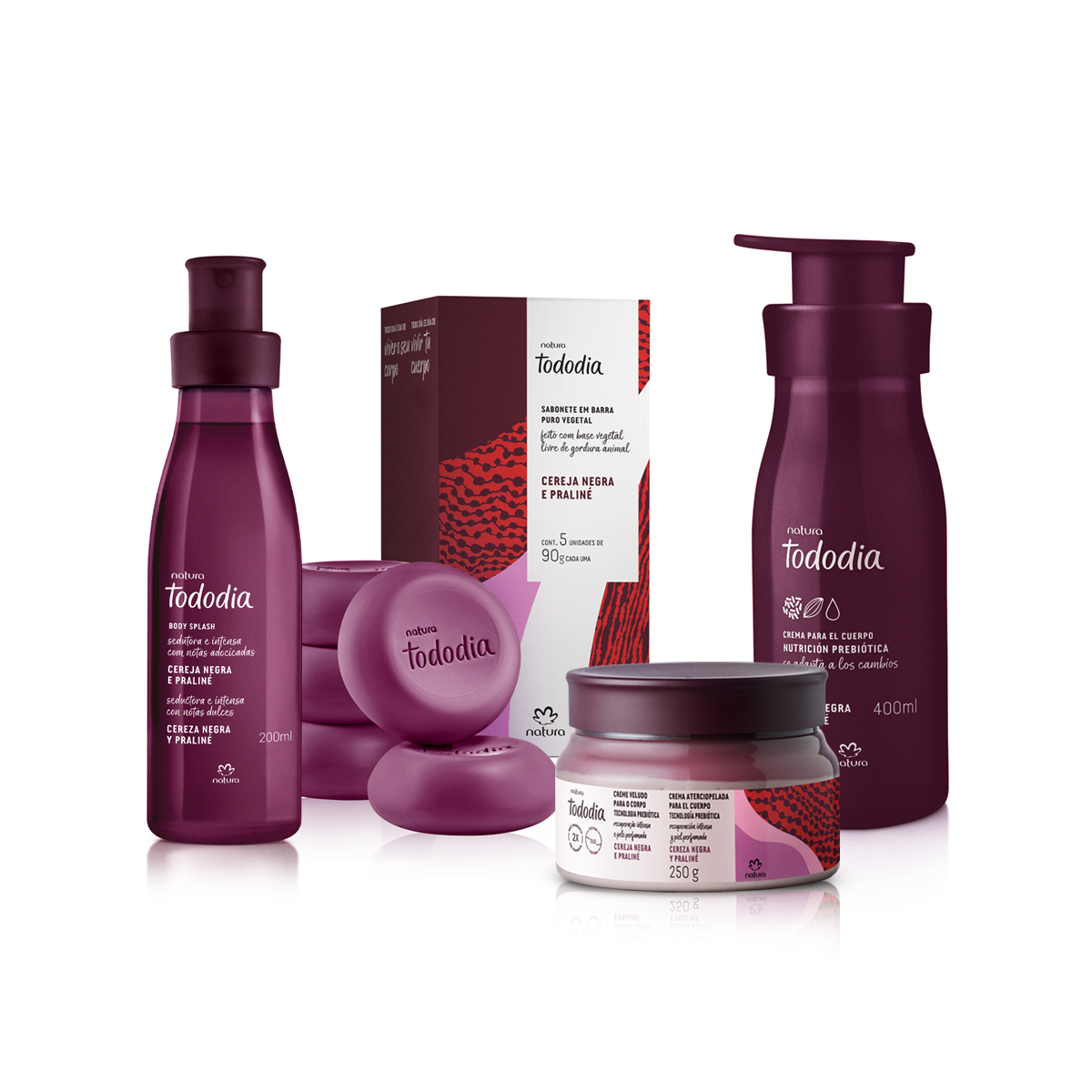 Kit Tododia Cereza Negra y Praliné Rutina Corporal