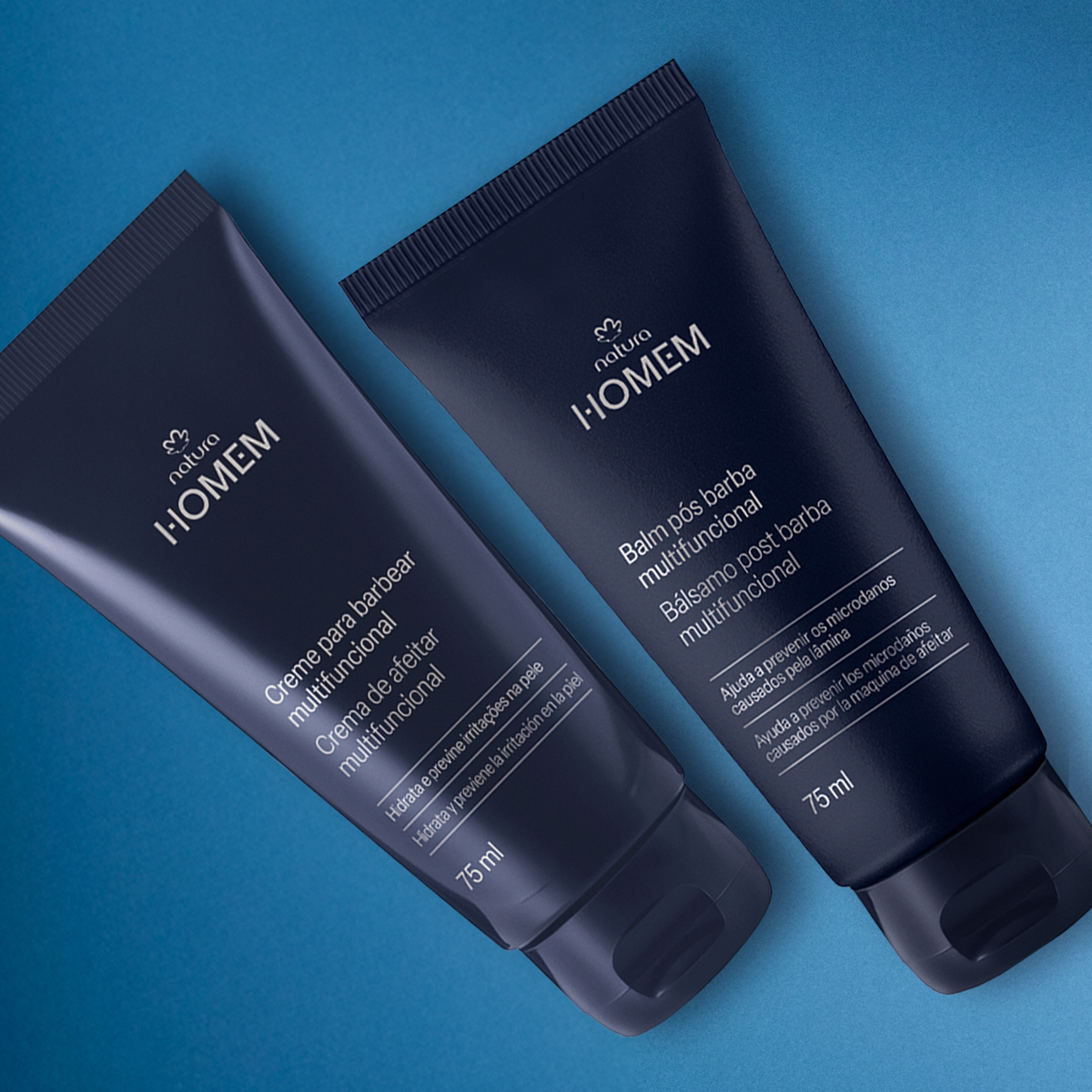 Kit Natura Homem Crema de Afeitar y Bálsamo Post-Afeitado