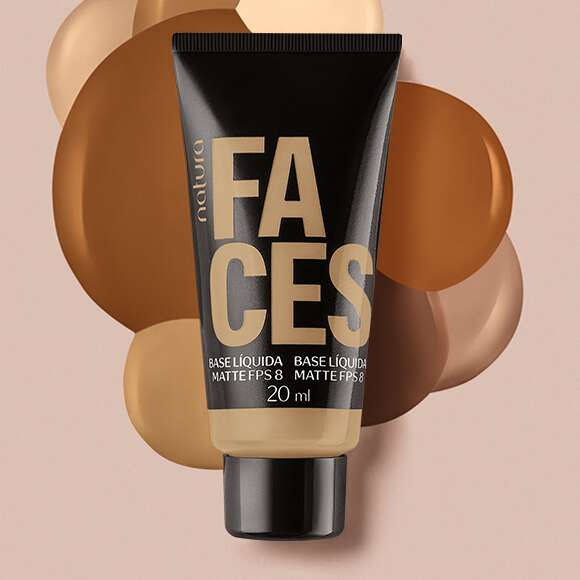 Base Líquida Check Matte Faces 20 ml