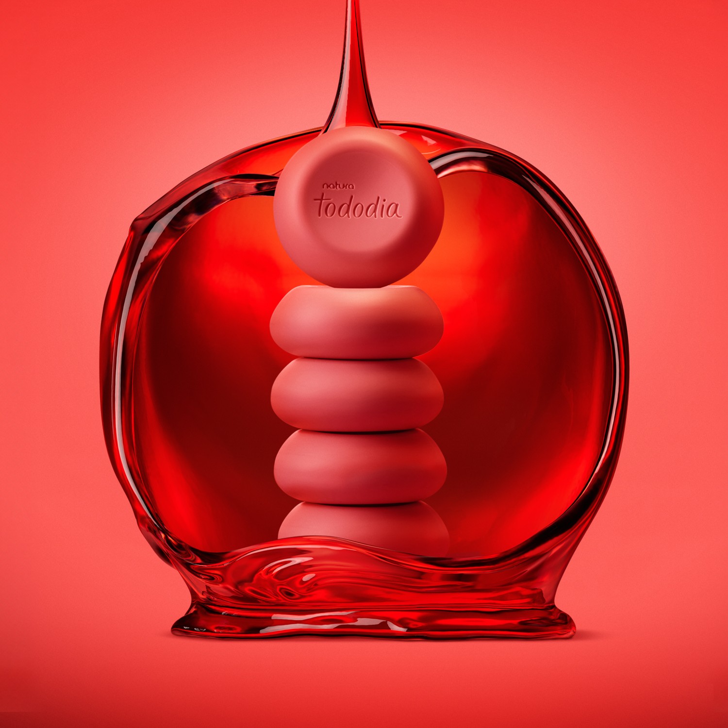 Jabones en barra Puro Vegetal Tododia Manzana Caramelizada y Vainilla 5 un de 90 g