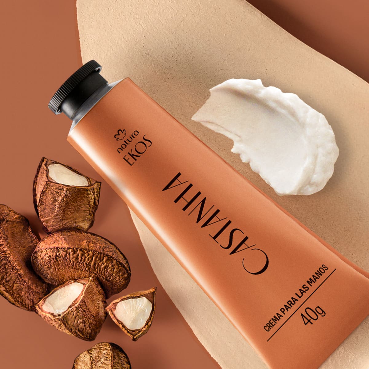 Crema Hidratante para Manos Ekos Castaña 40 g
