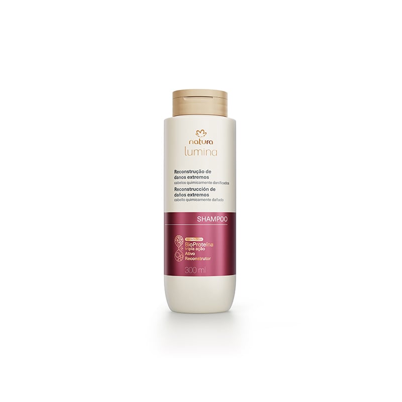 Shampoo reestructurante cabellos quimicamente dañados Lumina 300ml