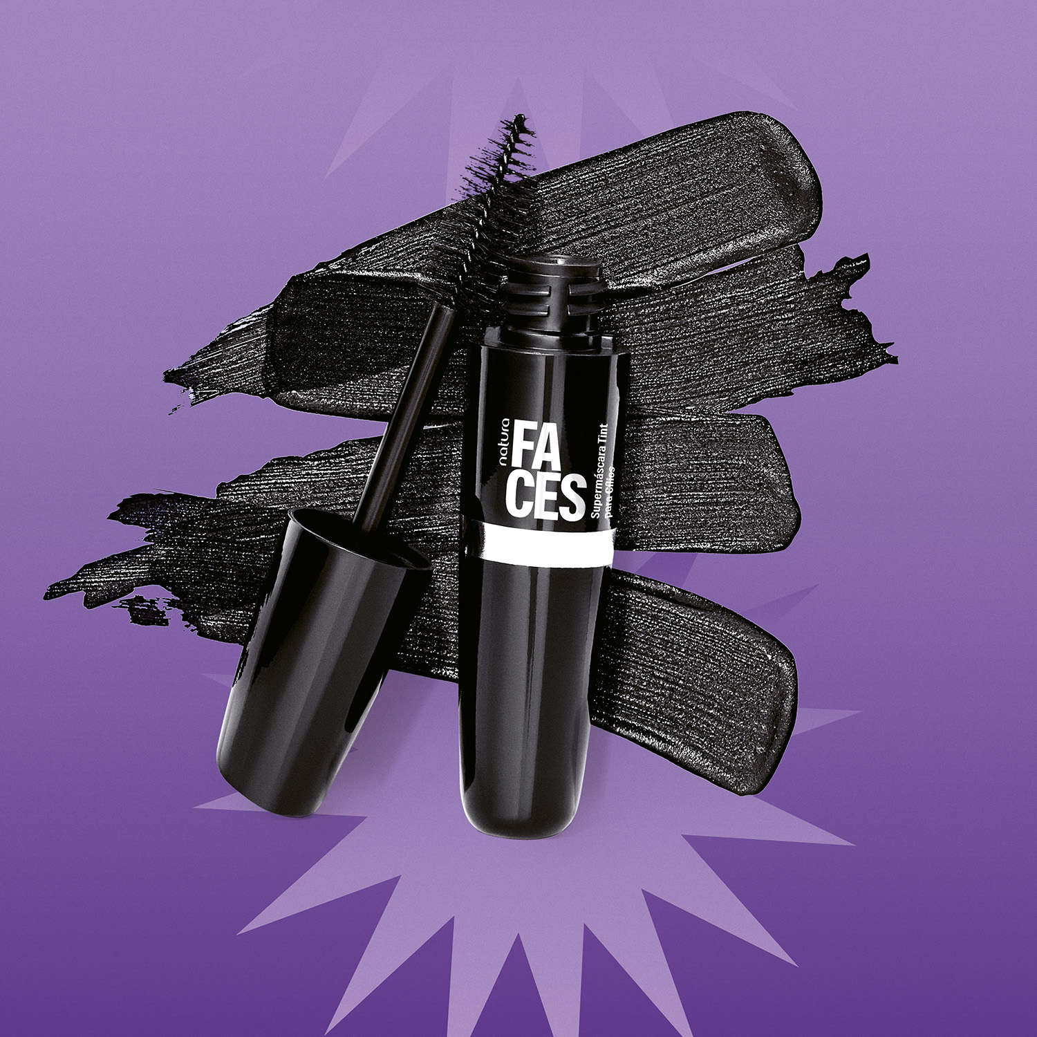 Supermáscara Tint para Pestañas Lavable Faces 12 ml