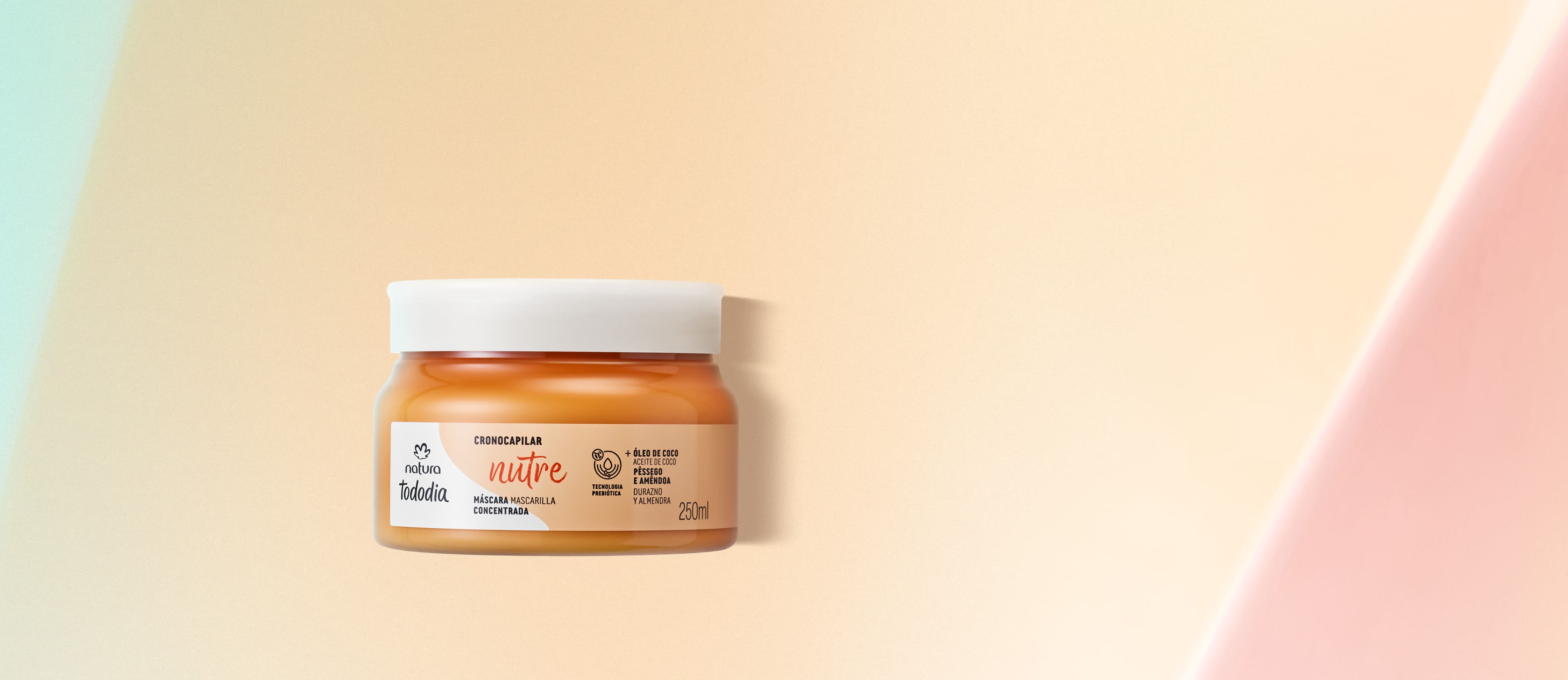 Máscara Tododia Concentrada Nutritiva Durazno y Almendras 250 ml