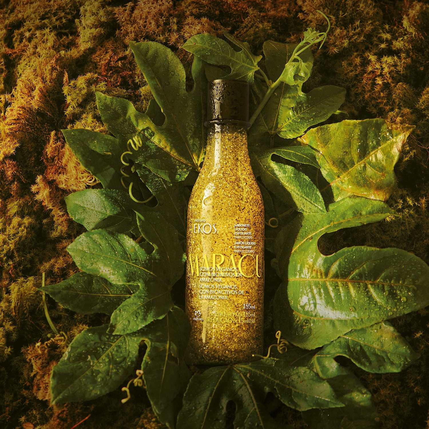 Jabón Líquido Exfoliante Ekos Maracuyá 185 ml