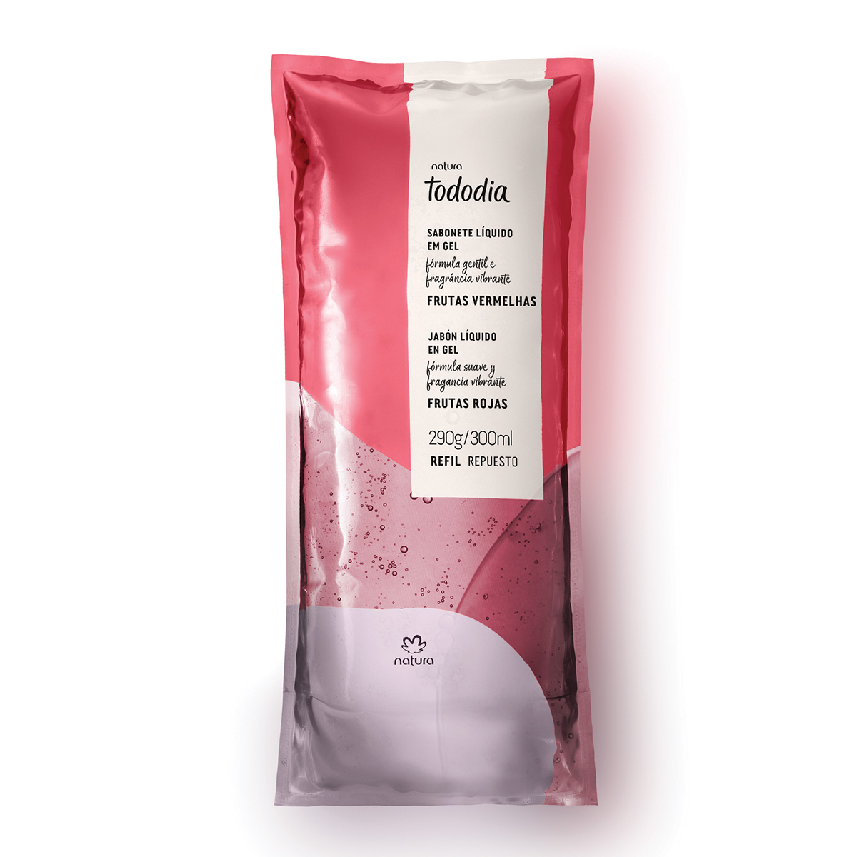 Repuesto Jabón Líquido Corporal Tododia Frutas Rojas 300 ml