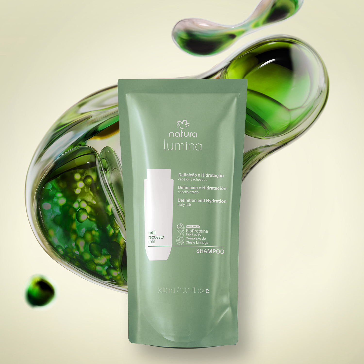 Repuesto Shampoo Definición y Hidratación Lumina 300ml