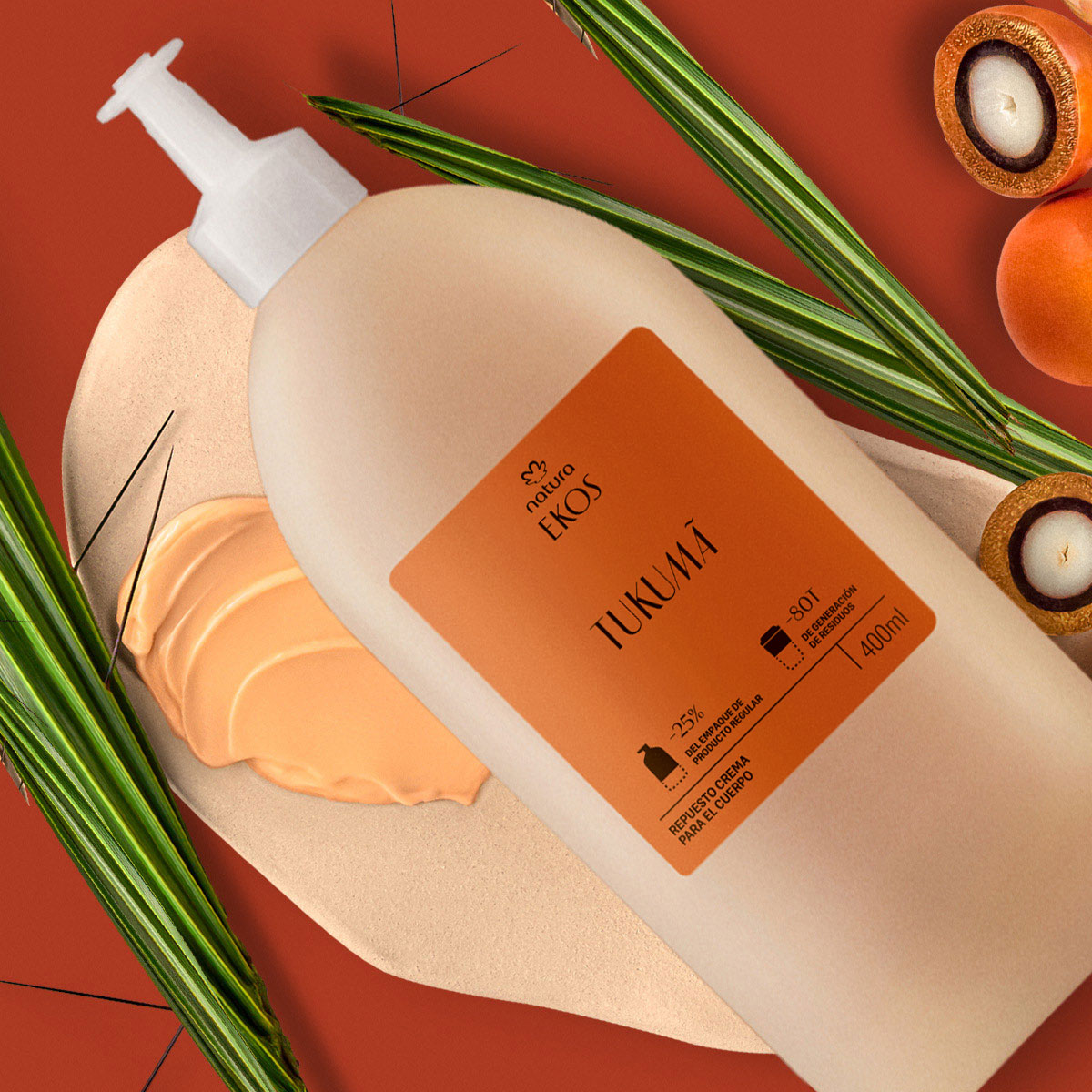 Repuesto Crema Hidratante para el Cuerpo Ekos Tukumá 400 ml