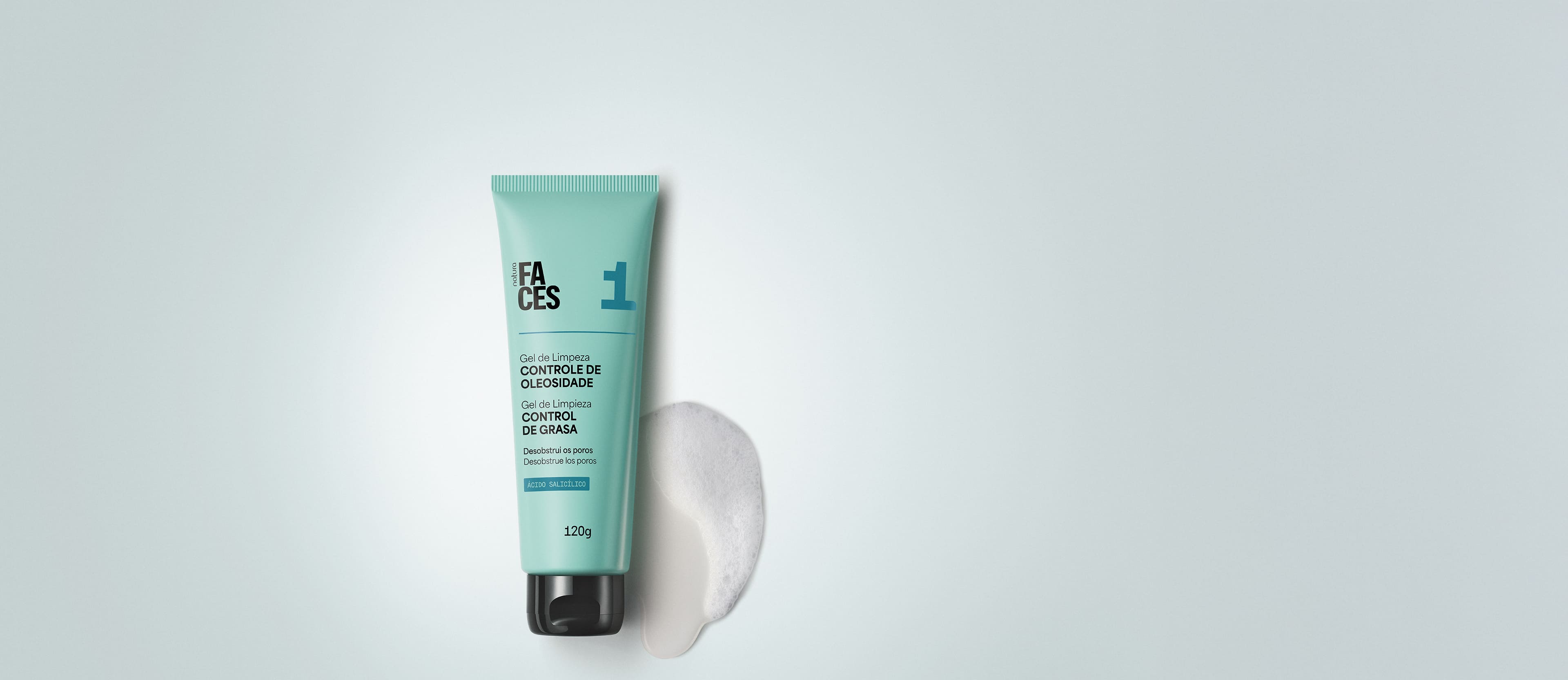 Gel de Limpieza para Control de Oleosidad Faces 120 g