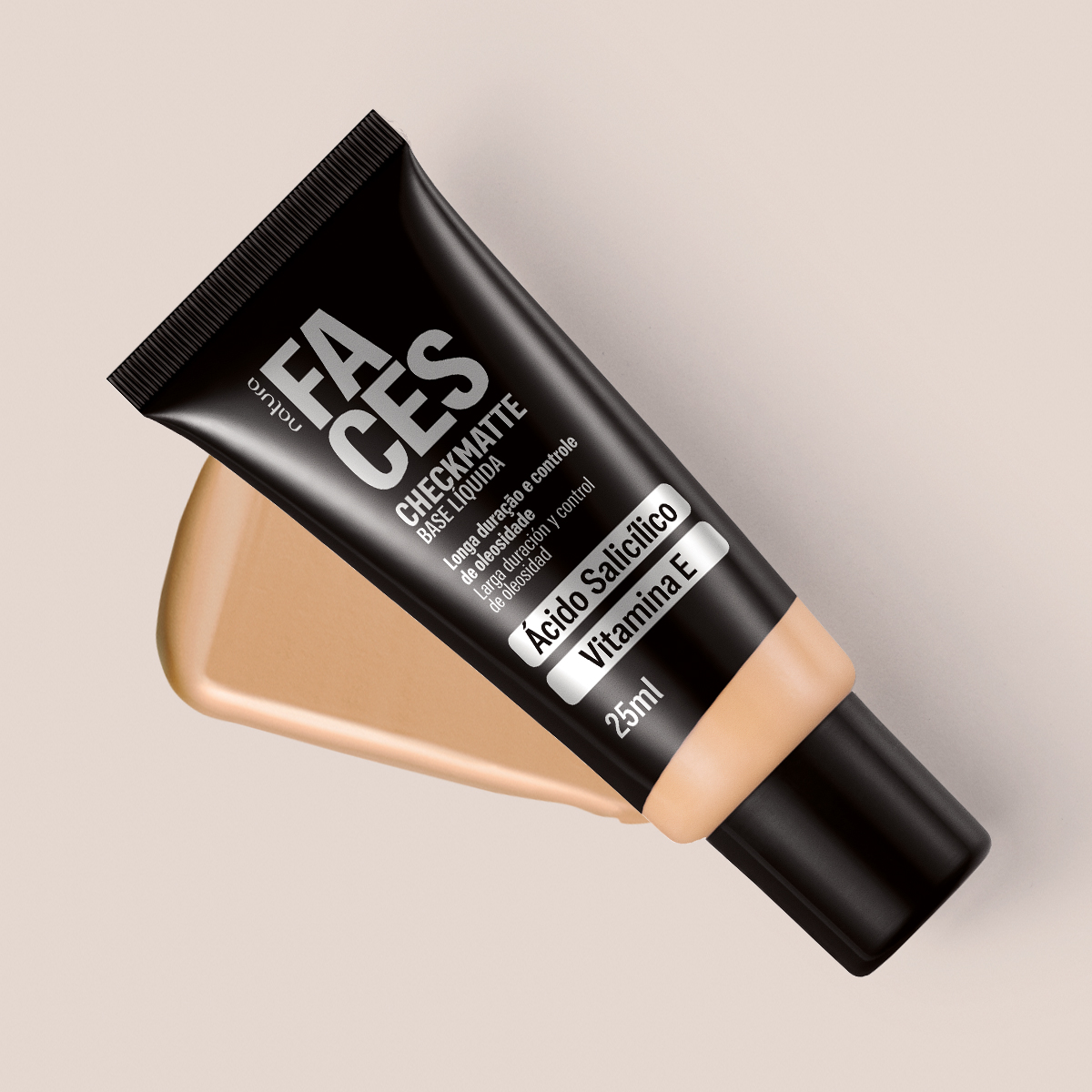 Base Líquida Faces Checkmatte 25 ml