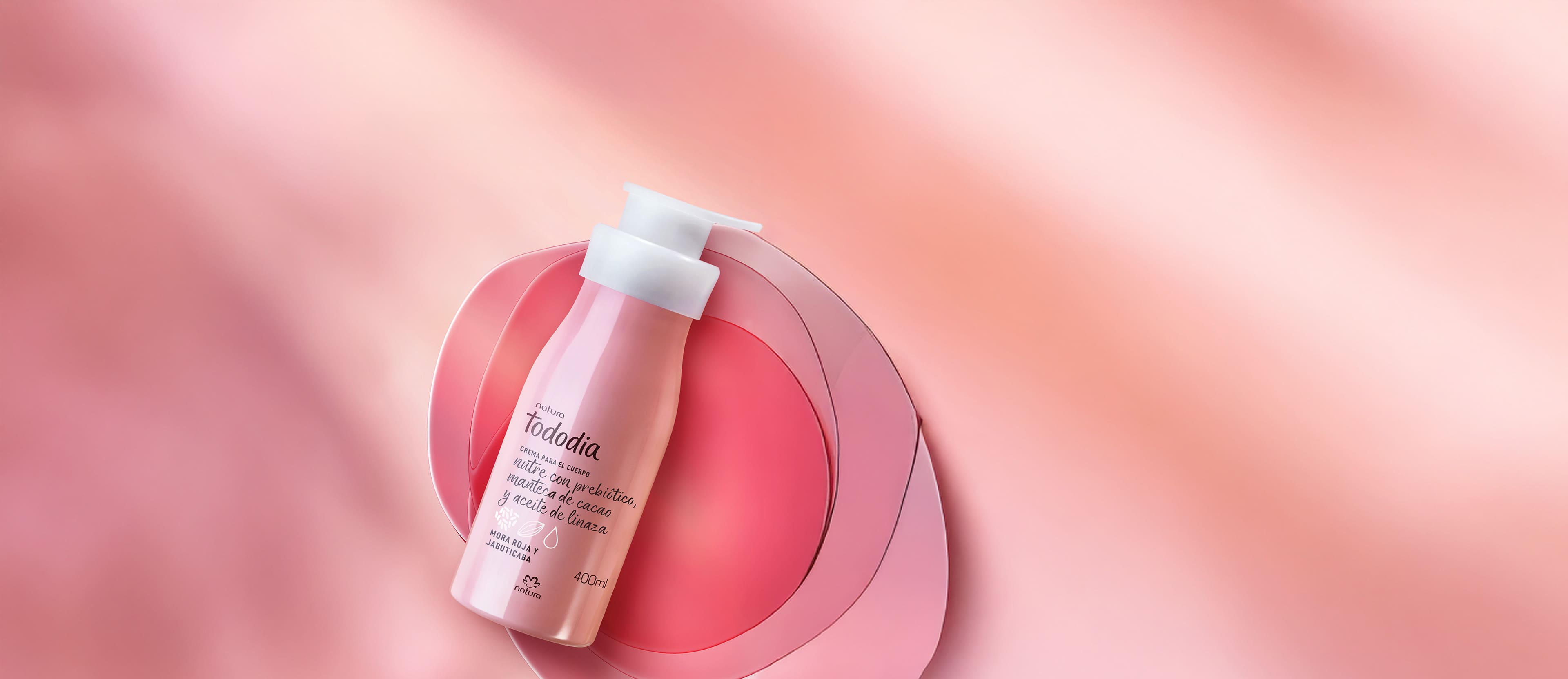 Crema Nutritiva Tododia Mora Roja y Jabuticaba 400 ml