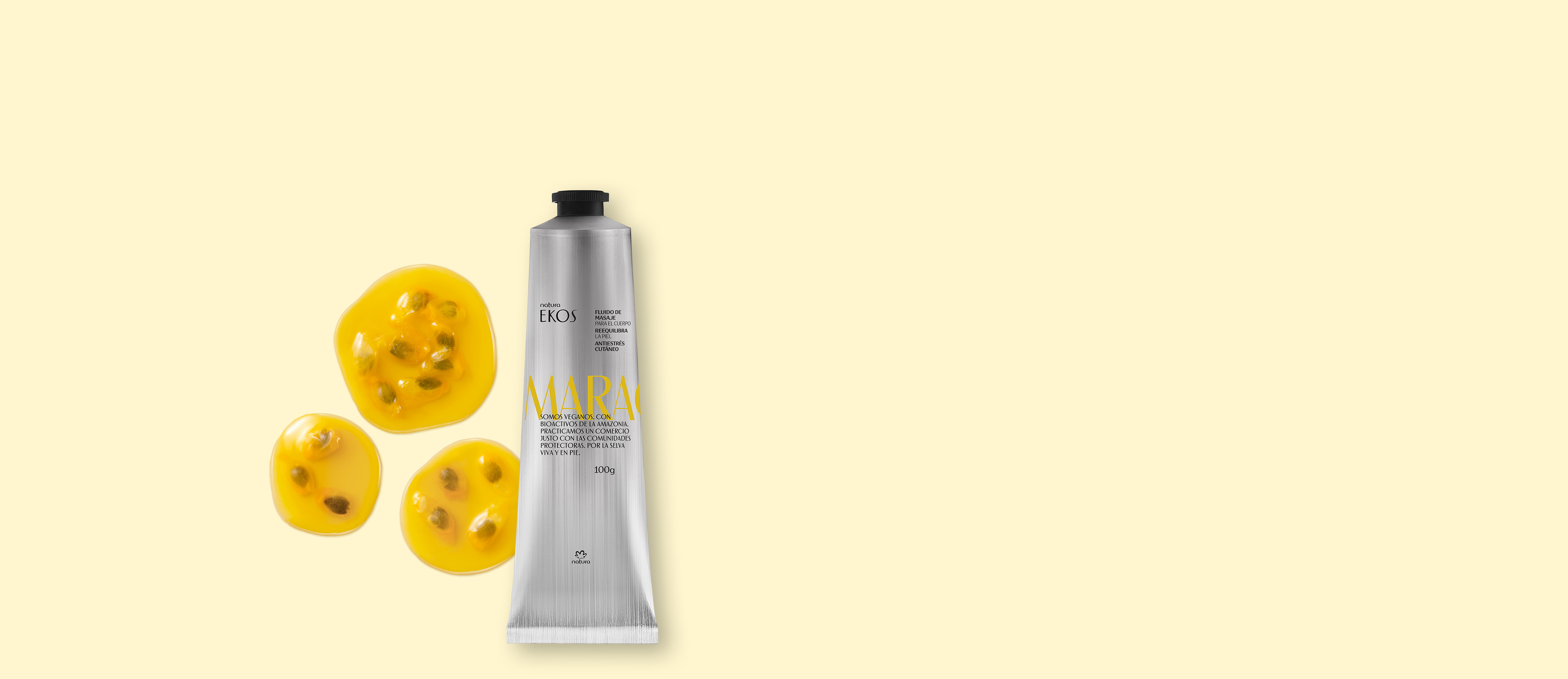 Crema para Masajes Ekos Maracuyá 100 g