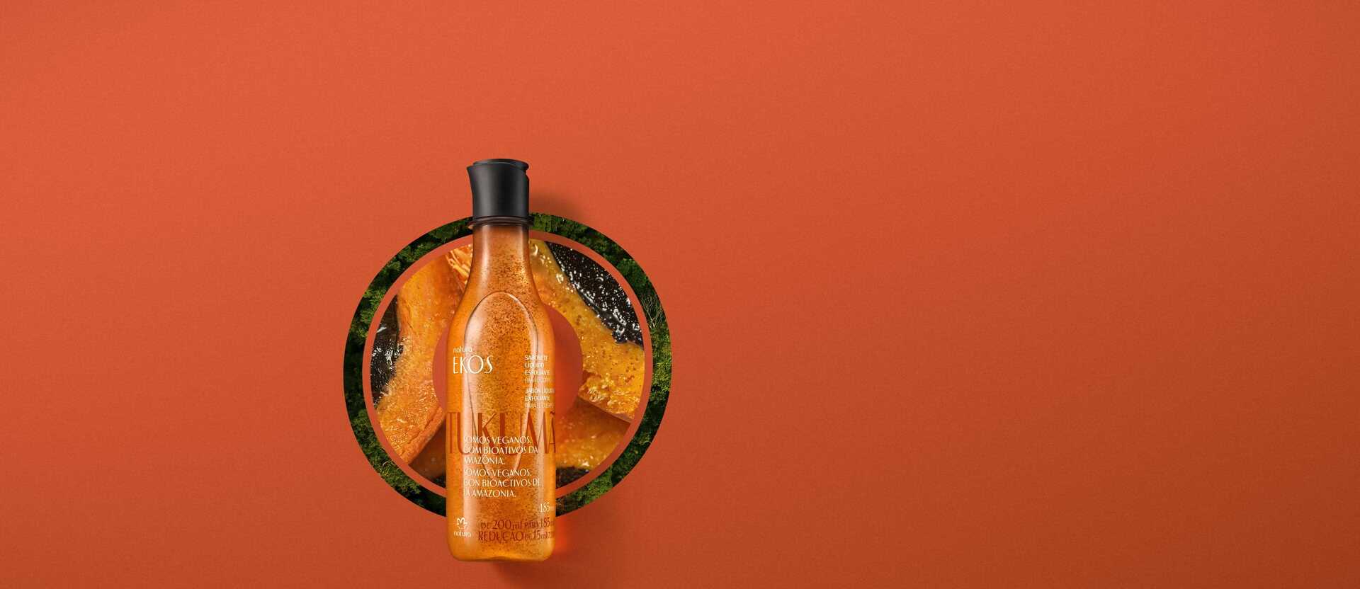 Jabón Líquido Exfoliante para el Cuerpo Ekos Tukumá 185 ml