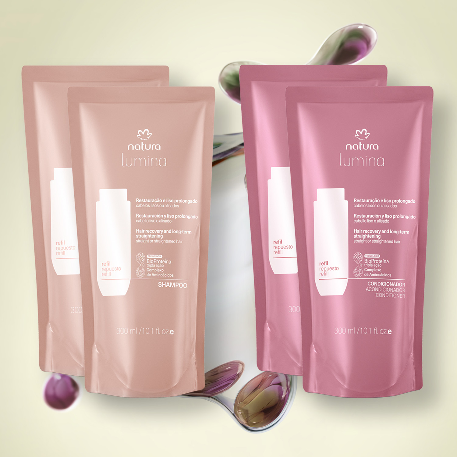 Kit Repuestos Lumina Cabellos Lisos o Alisados