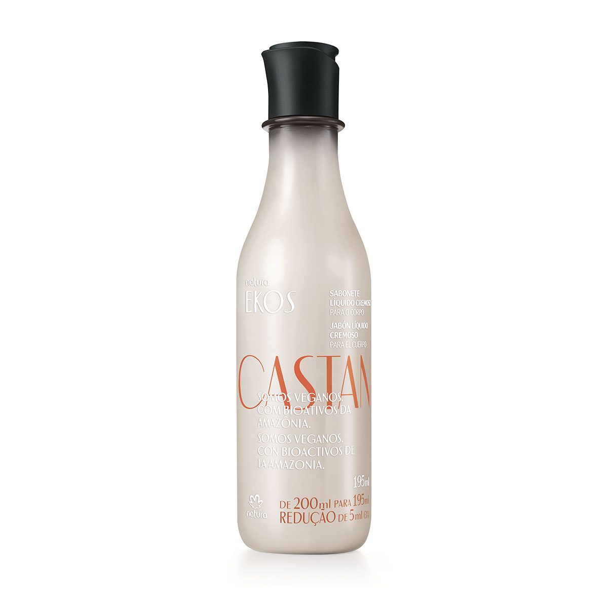 Jabón Líquido Cremoso Ekos Castaña 195 ml
