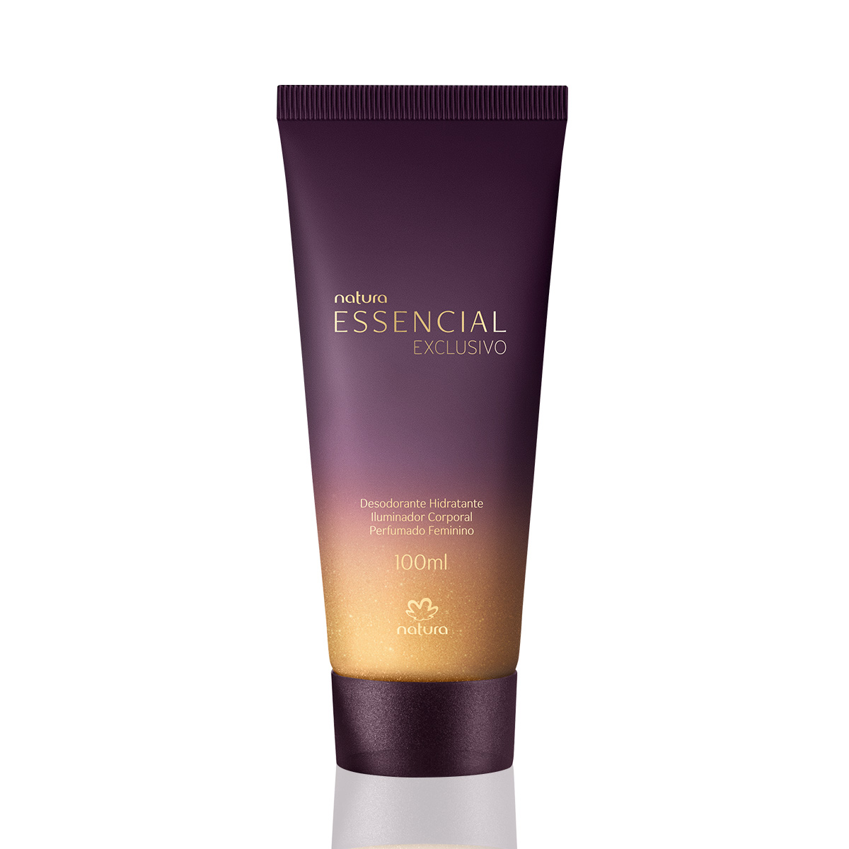 Hidratante Iluminador Corporal Perfumado Essencial Exclusivo Femenino 100 ml