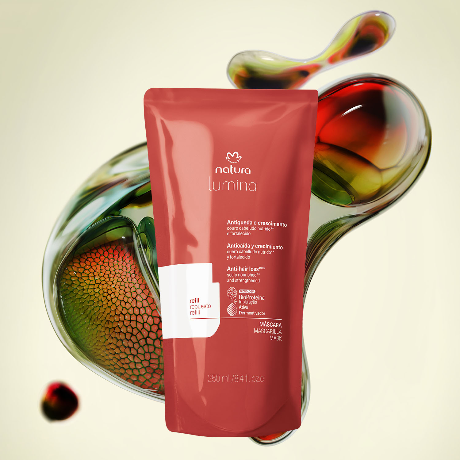 Repuesto Máscara Lumina Antiquiebre Anticaída y Crecimiento 250 ml