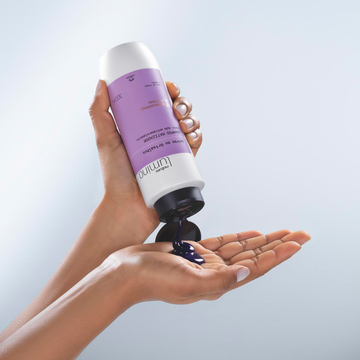 Shampoo Lumina Matizador Cabellos Rubios o con Canas 300 ml