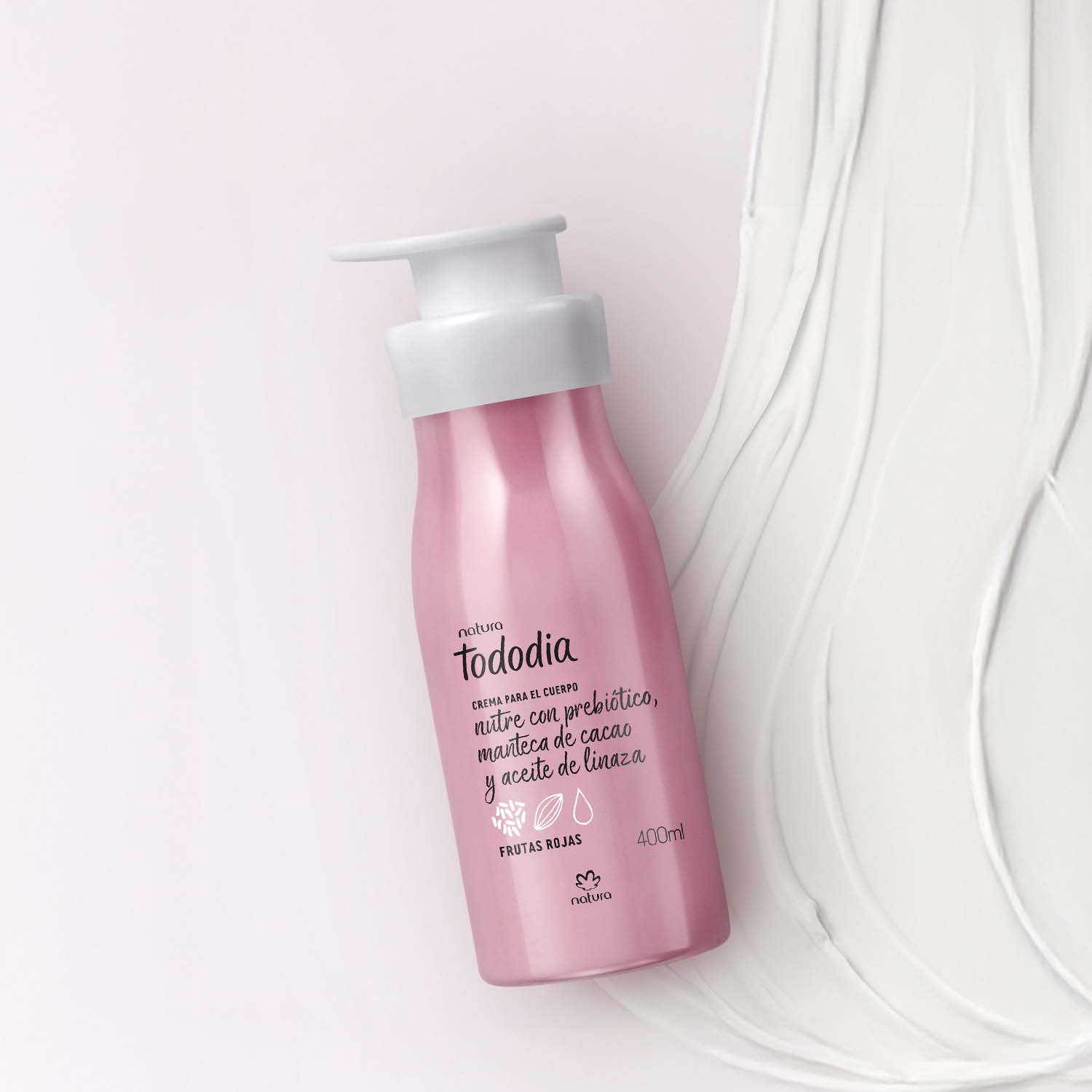 Crema NutritivaTododia Frutas Rojas 400 ml