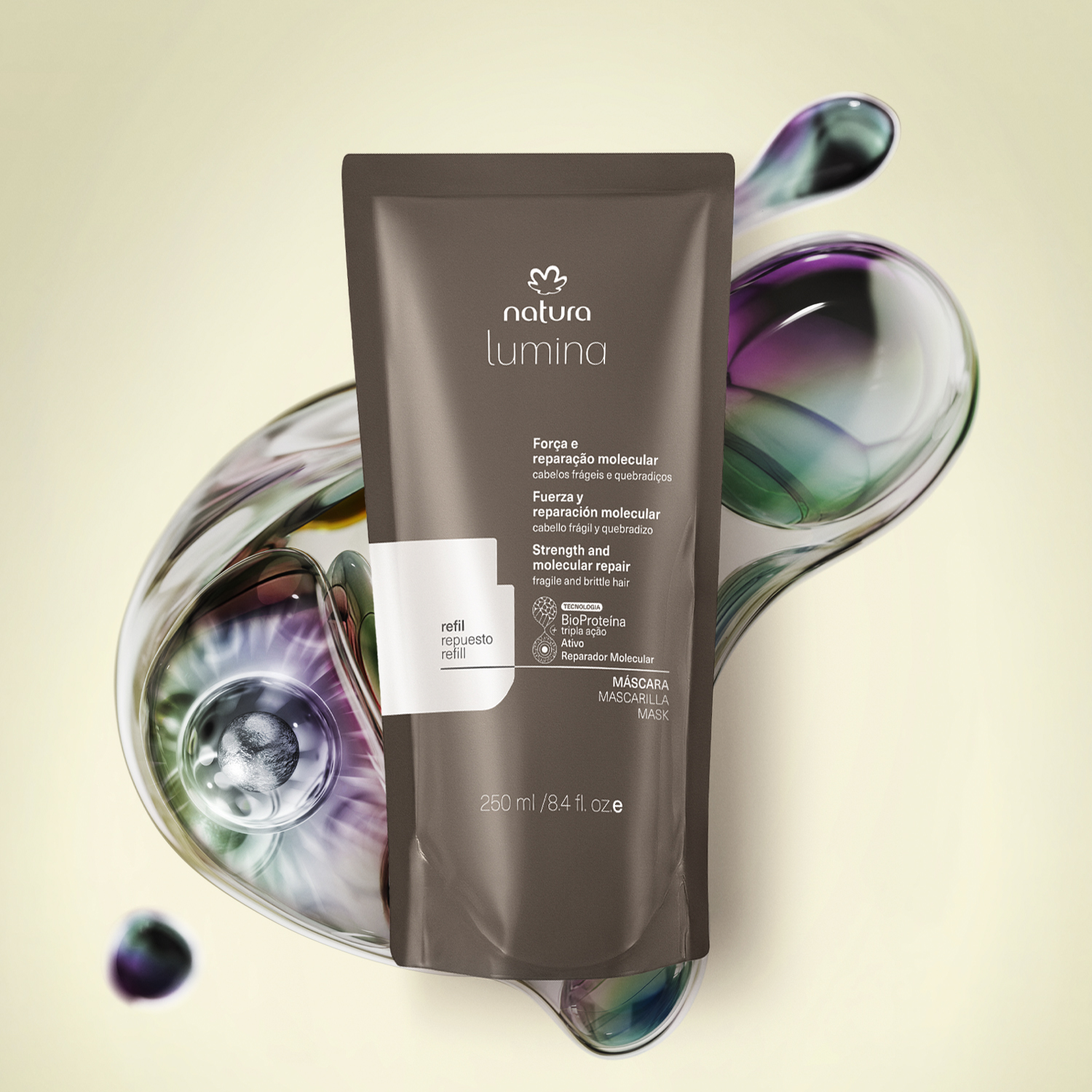 Repuesto Máscara Lumina Fuerza y Reparación Molecular 250 ml